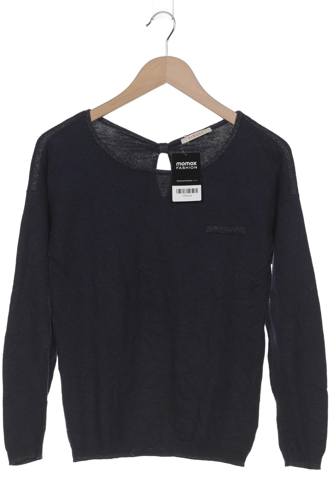 

camaieu Damen Pullover, marineblau, Gr. 38