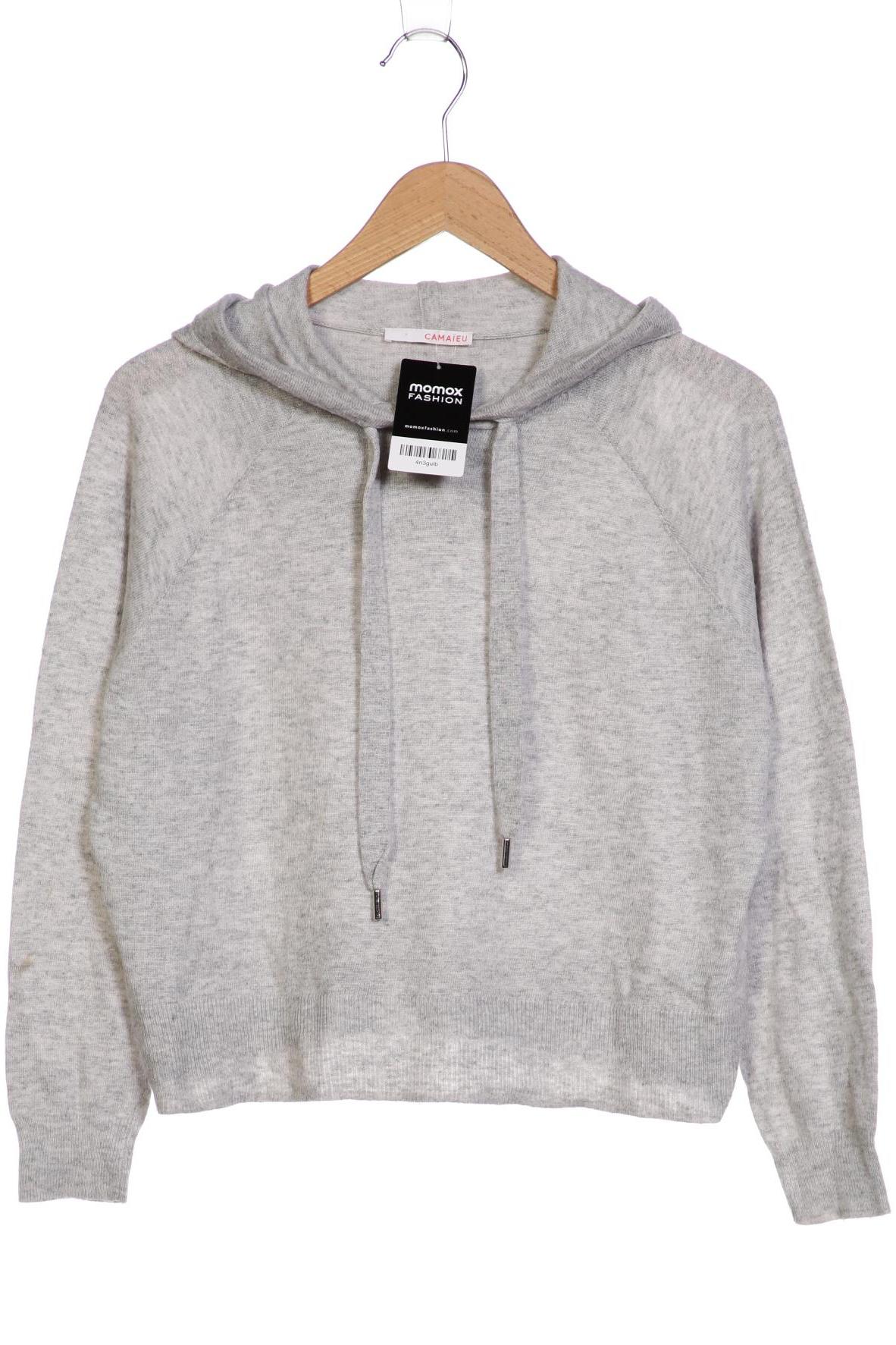 

camaieu Damen Pullover, grau