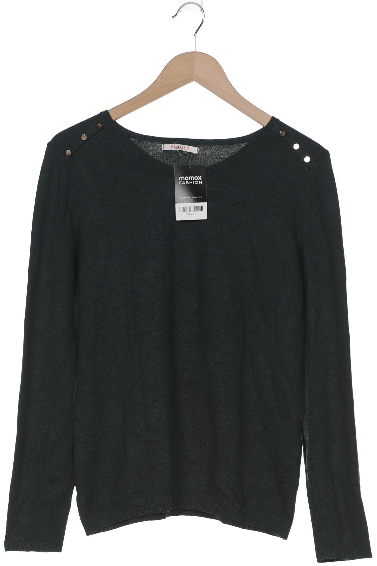 

camaieu Damen Pullover, grün, Gr. 44