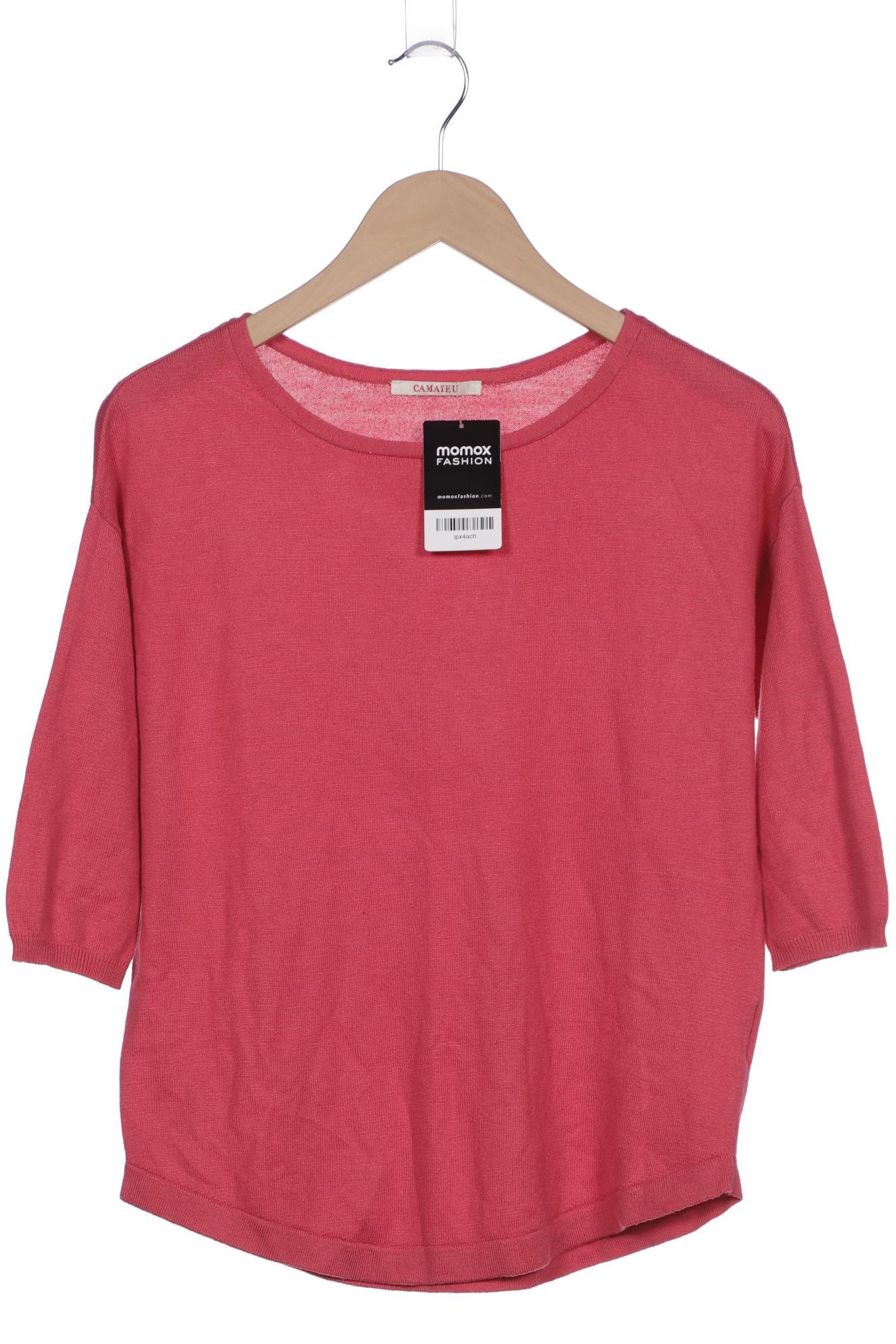 

camaieu Damen Pullover, pink, Gr. 42