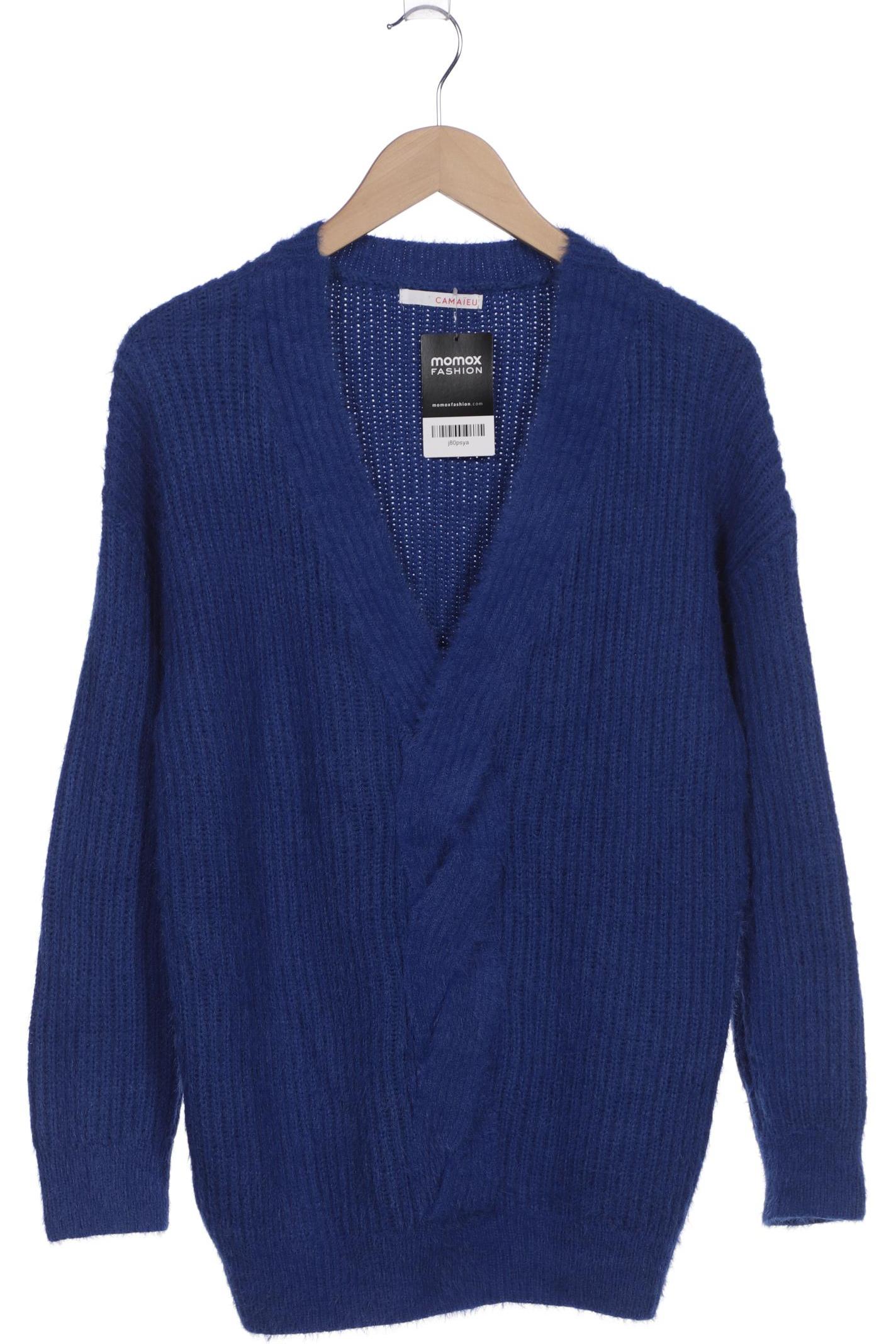 

camaieu Damen Pullover, blau, Gr. 44
