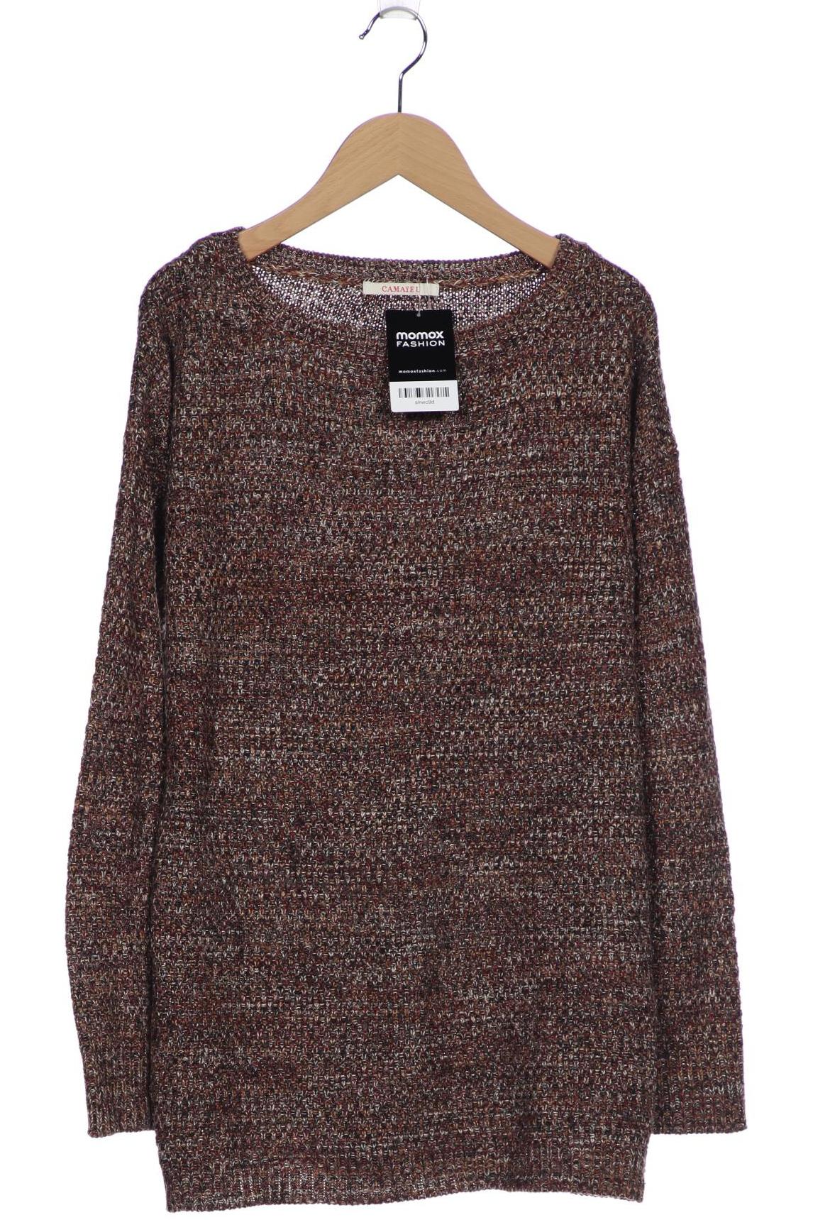 

camaieu Damen Pullover, braun, Gr. 38