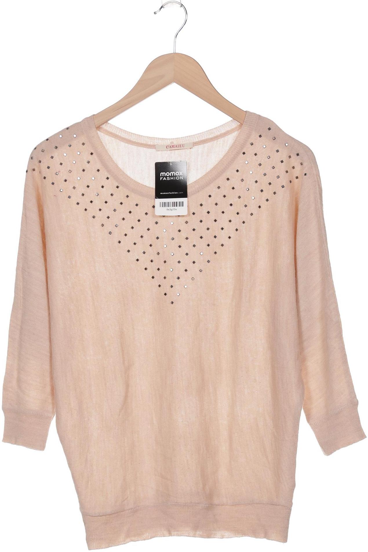 

camaieu Damen Pullover, beige, Gr. 46