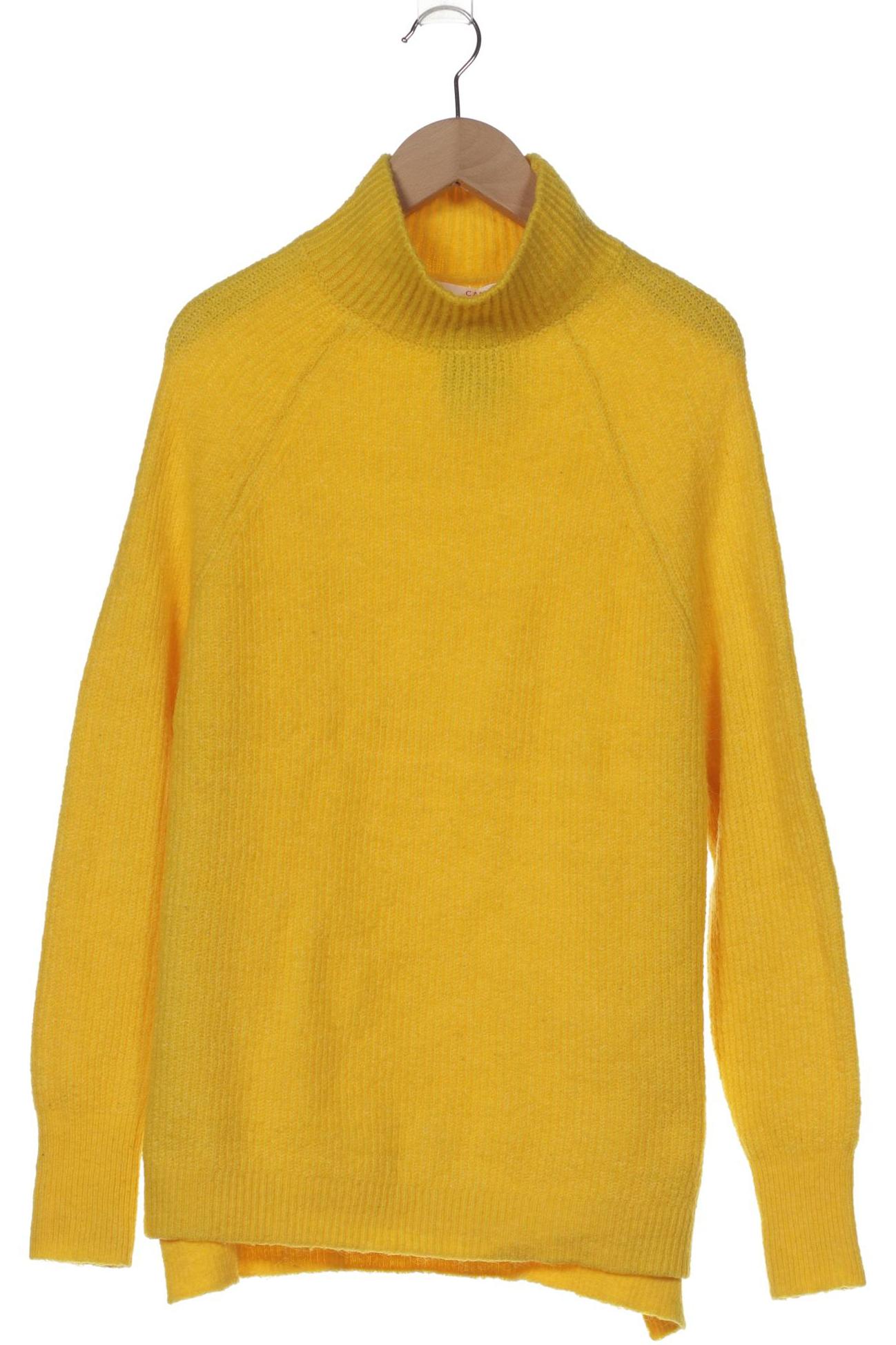 

camaieu Damen Pullover, gelb, Gr. 38