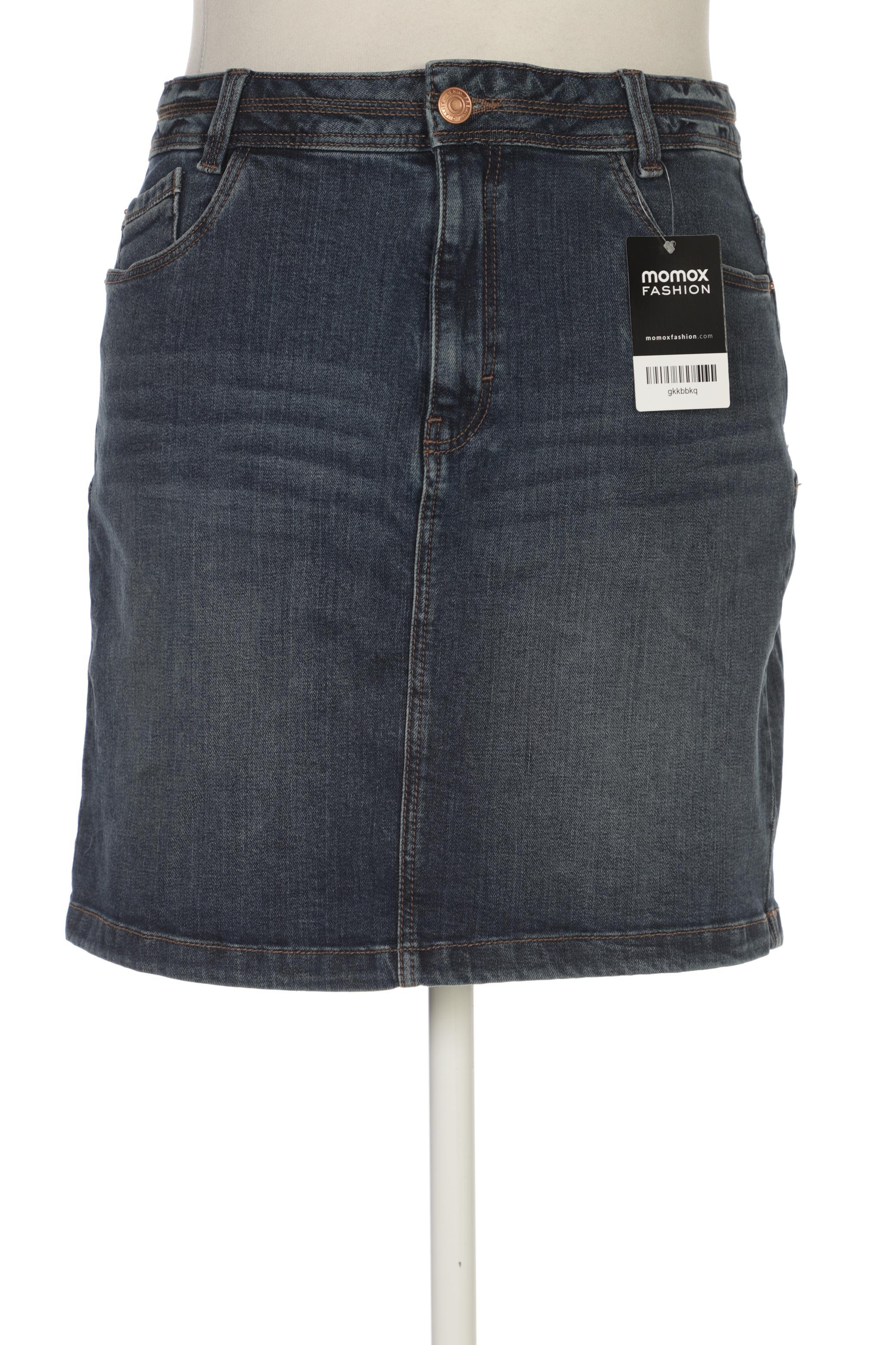 

camaieu Damen Rock, blau, Gr. 42