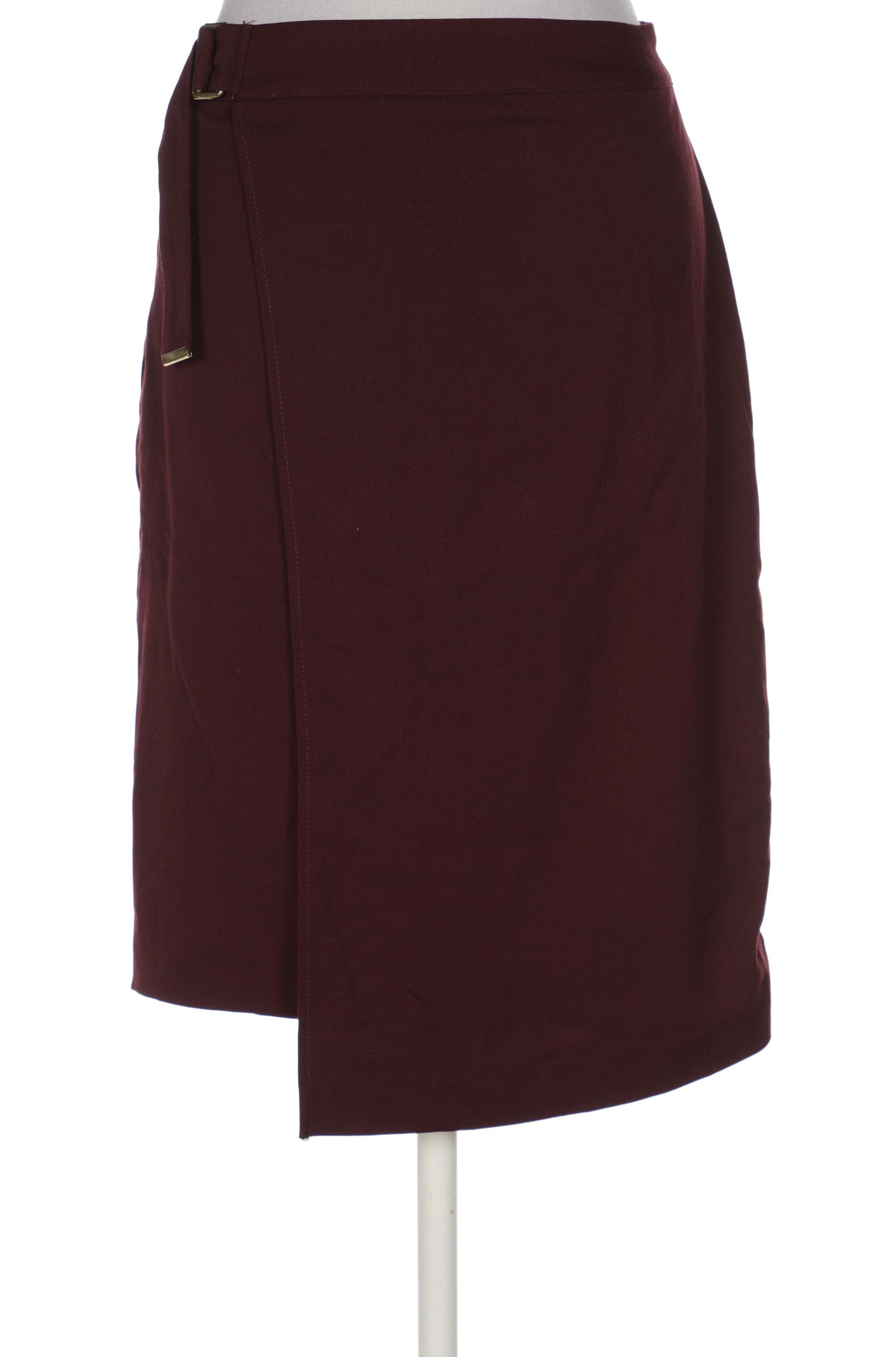 

camaieu Damen Rock, bordeaux, Gr. 38