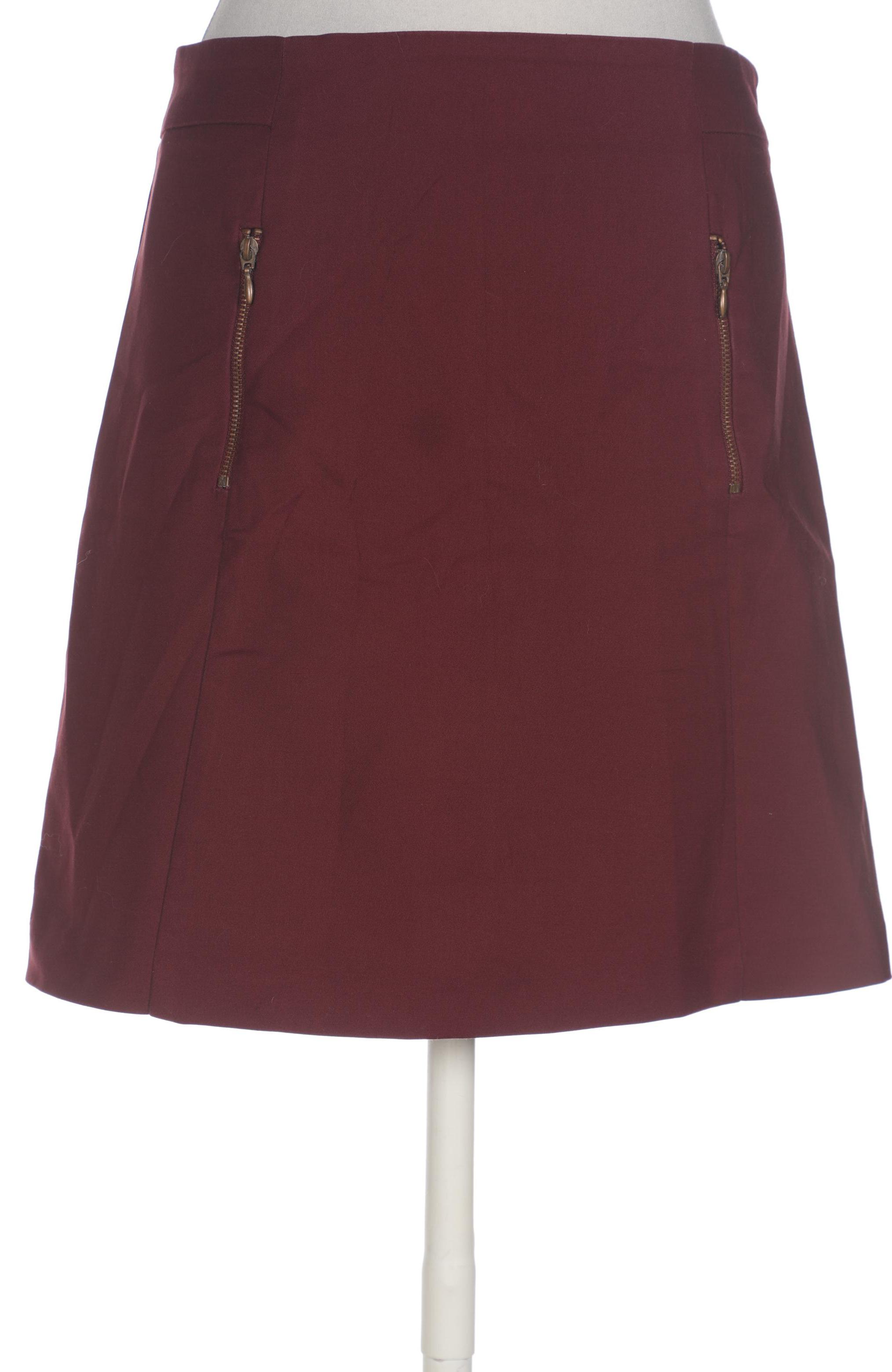 

camaieu Damen Rock, bordeaux, Gr. 28