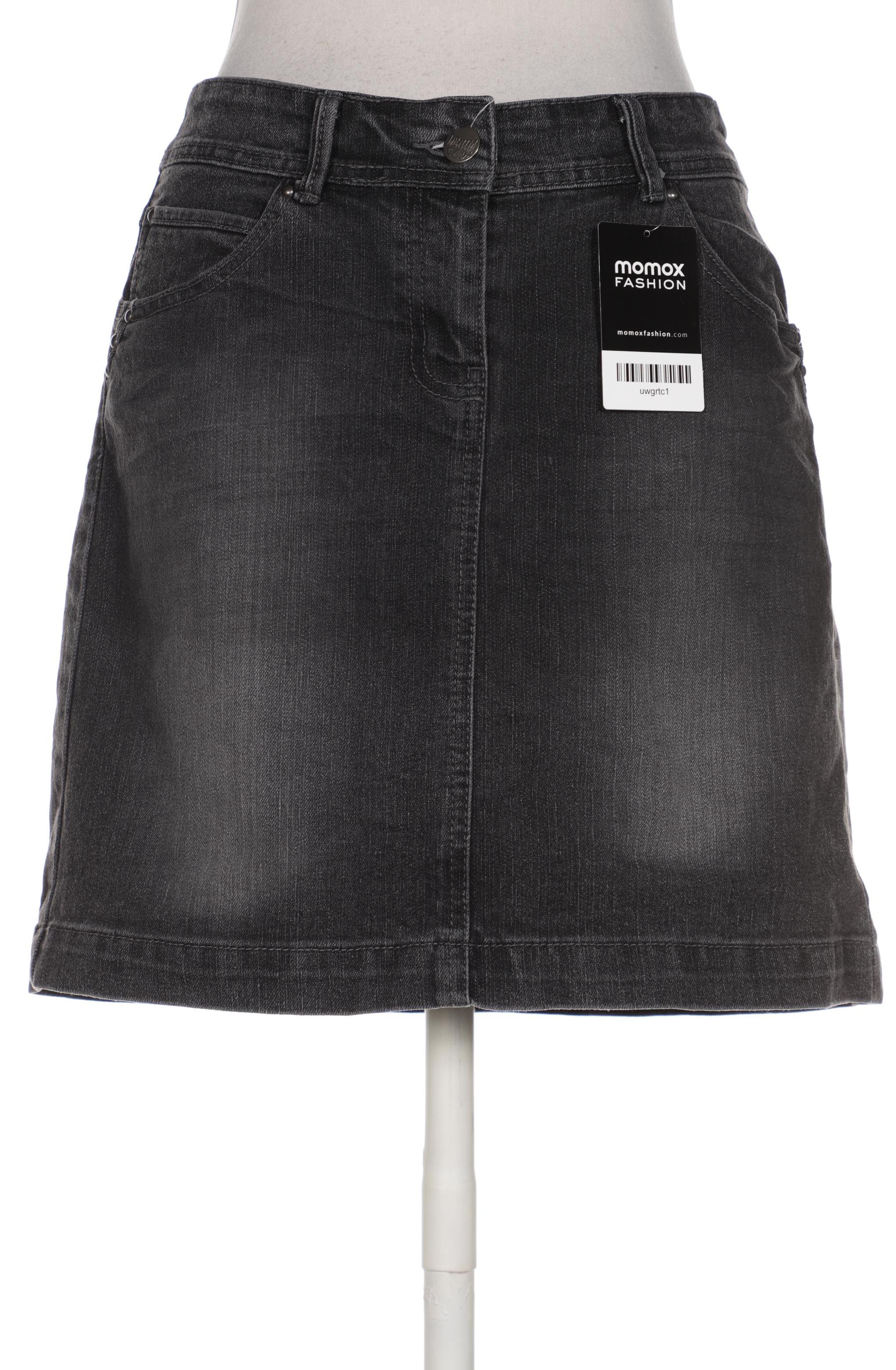 

camaieu Damen Rock, grau, Gr. 40