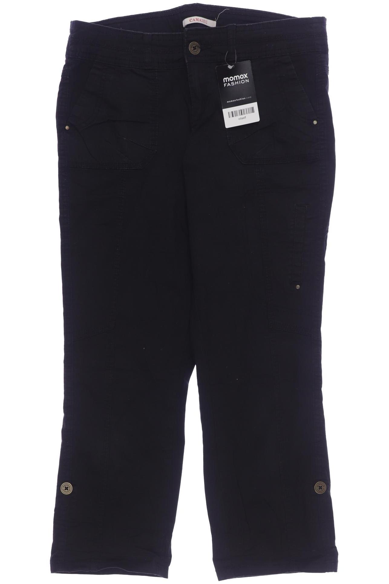 

camaieu Damen Stoffhose, schwarz, Gr. 36