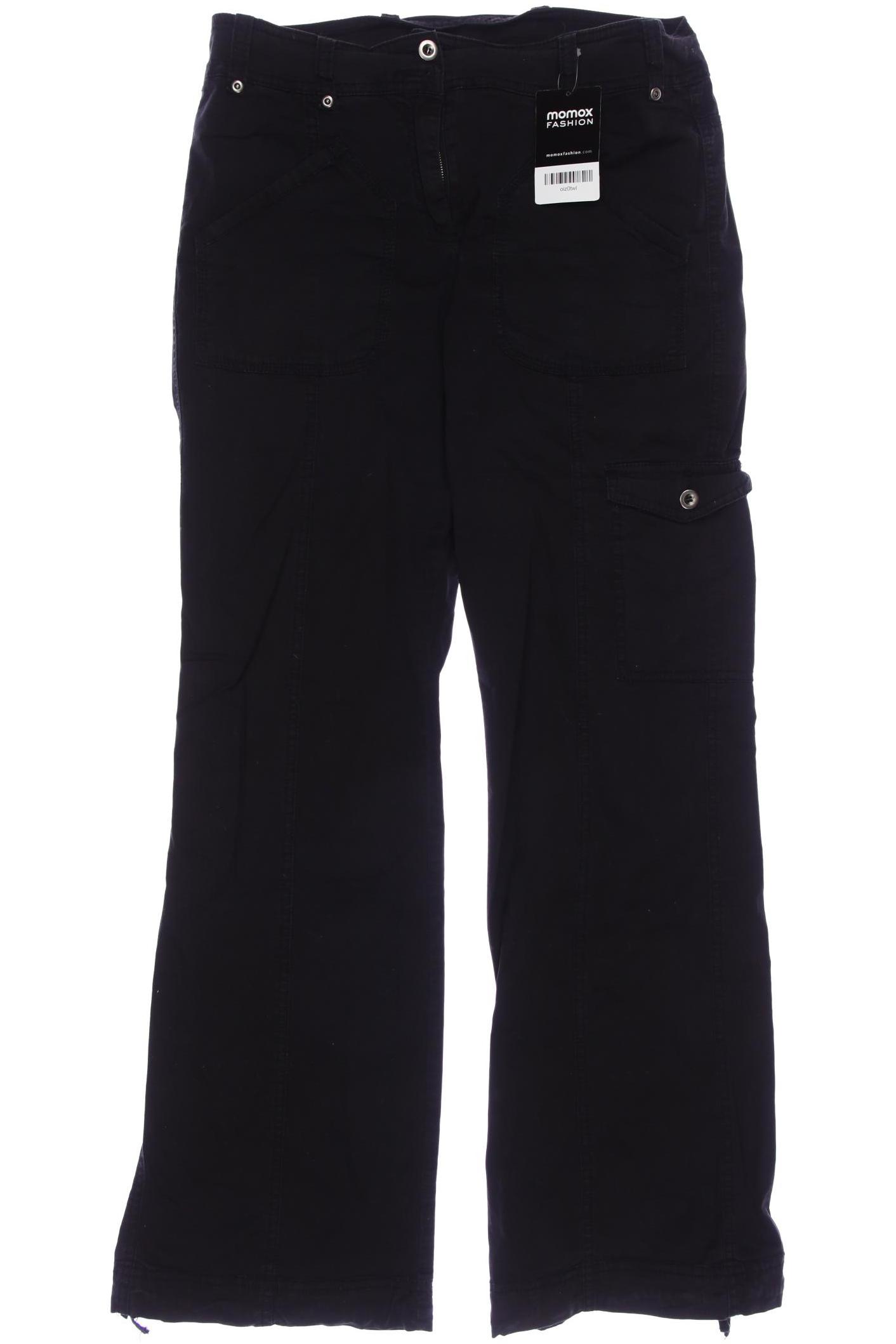 

camaieu Damen Stoffhose, schwarz, Gr. 31