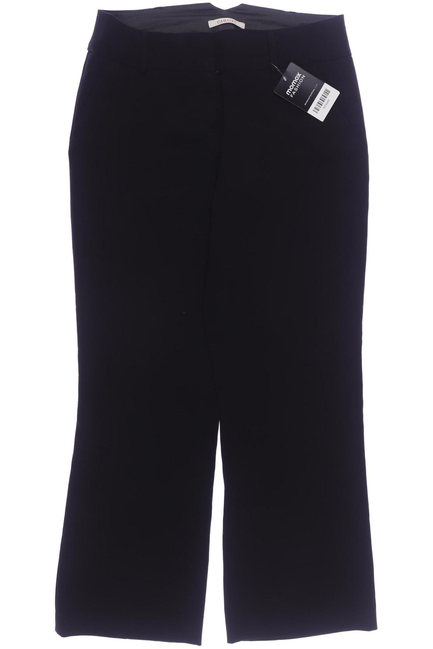 

camaieu Damen Stoffhose, schwarz, Gr. 38