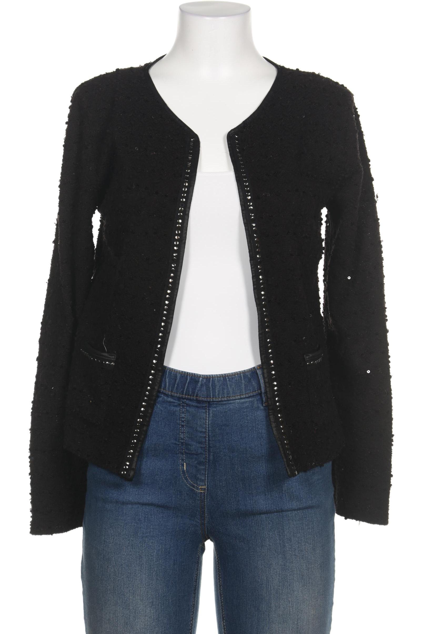 

camaieu Damen Strickjacke, schwarz, Gr. 40