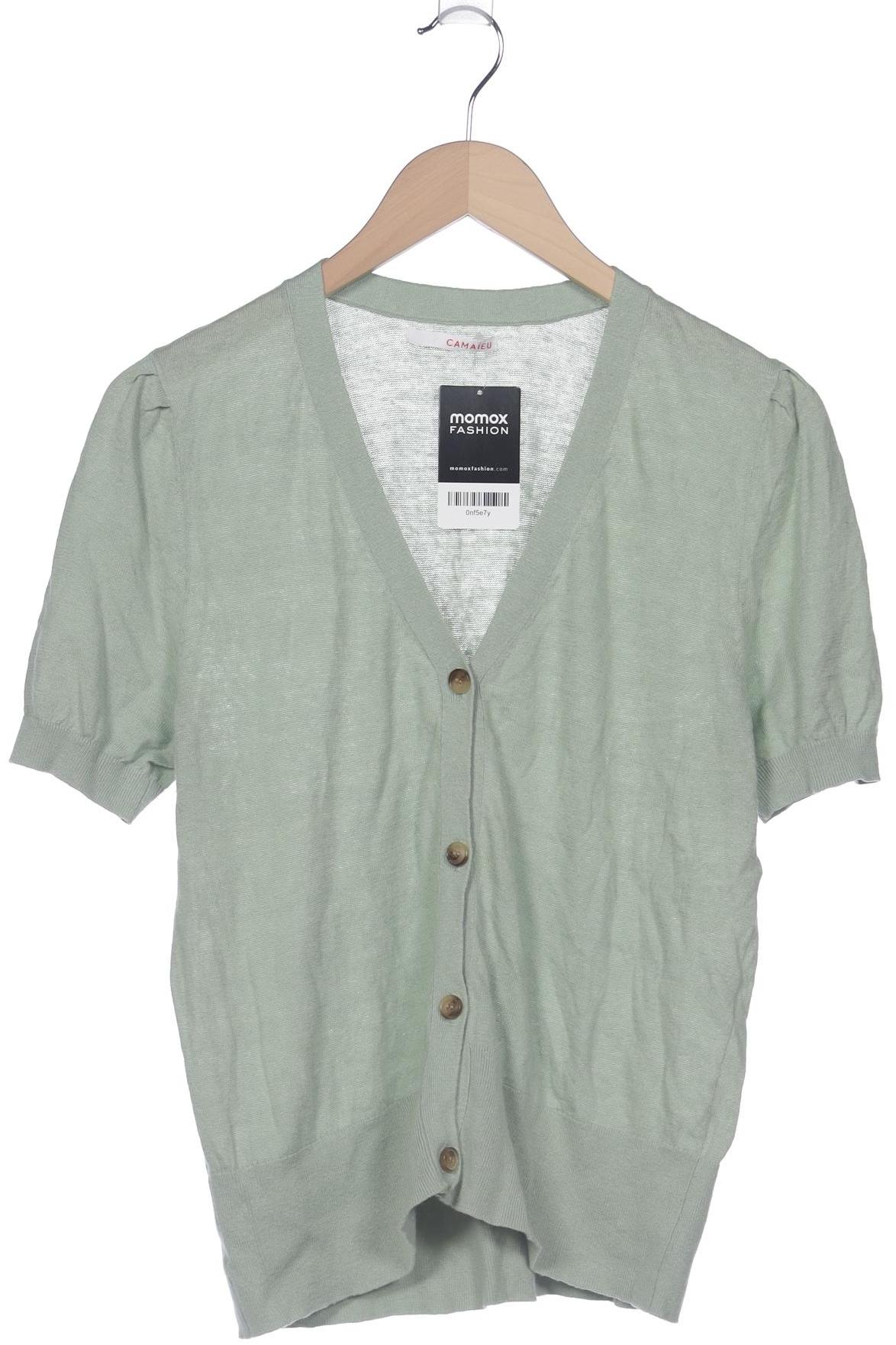 

camaieu Damen Strickjacke, hellgrün, Gr. 38