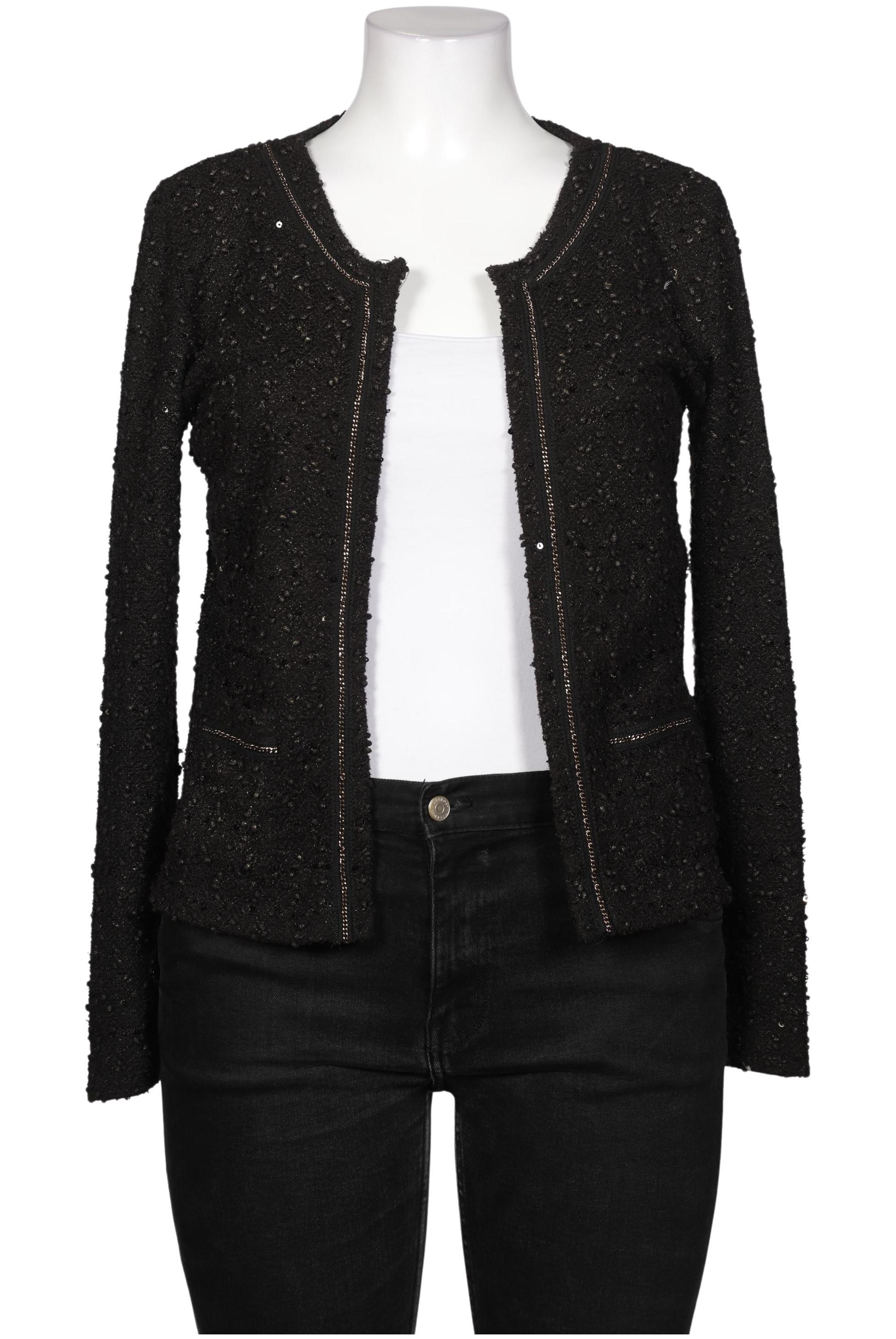 

camaieu Damen Strickjacke, schwarz, Gr. 42