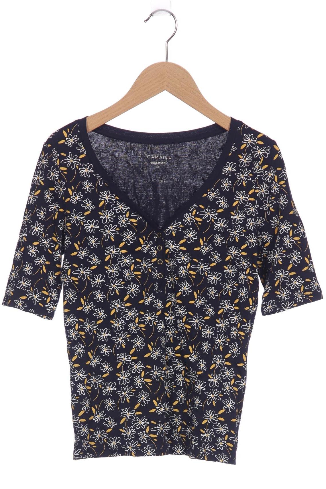 

camaieu Damen T-Shirt, marineblau, Gr. 36