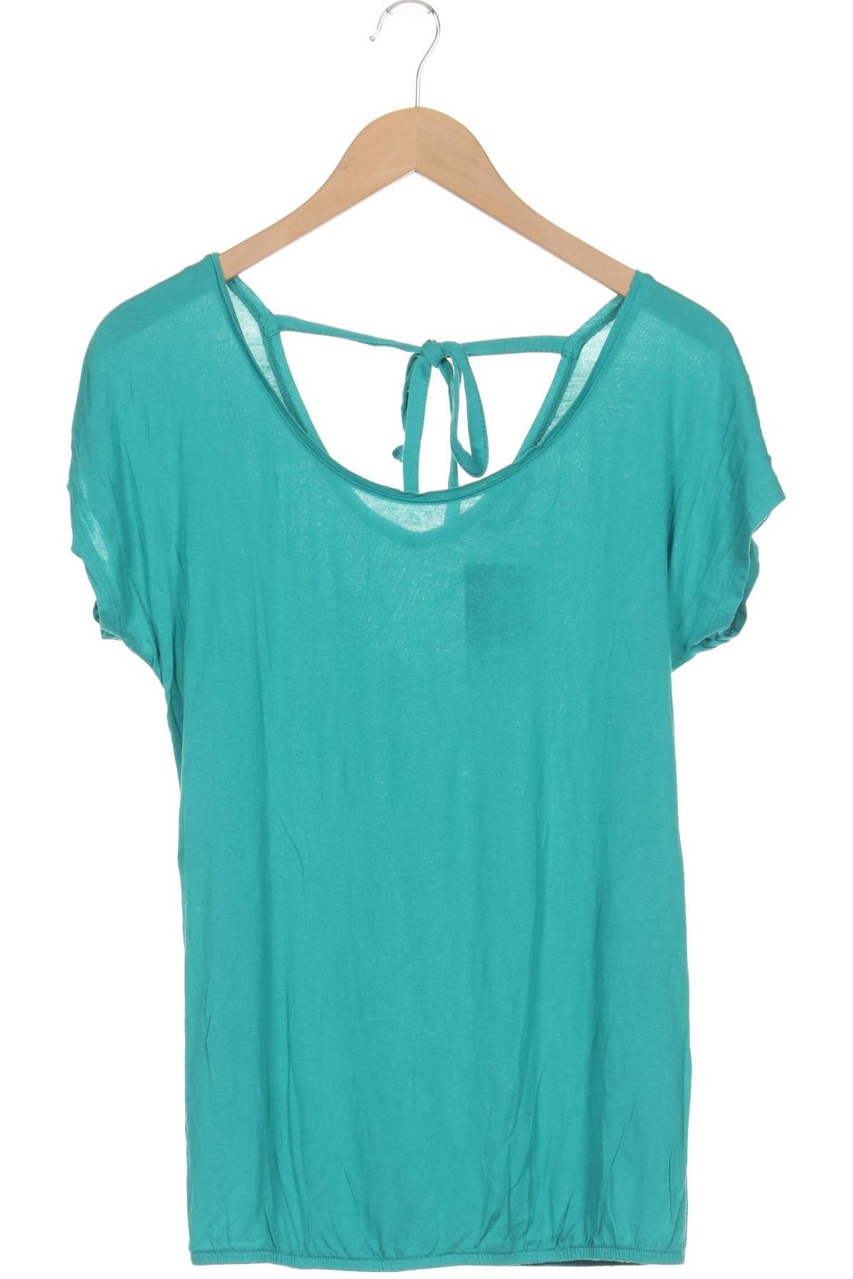 

camaieu Damen T-Shirt, türkis, Gr. 44