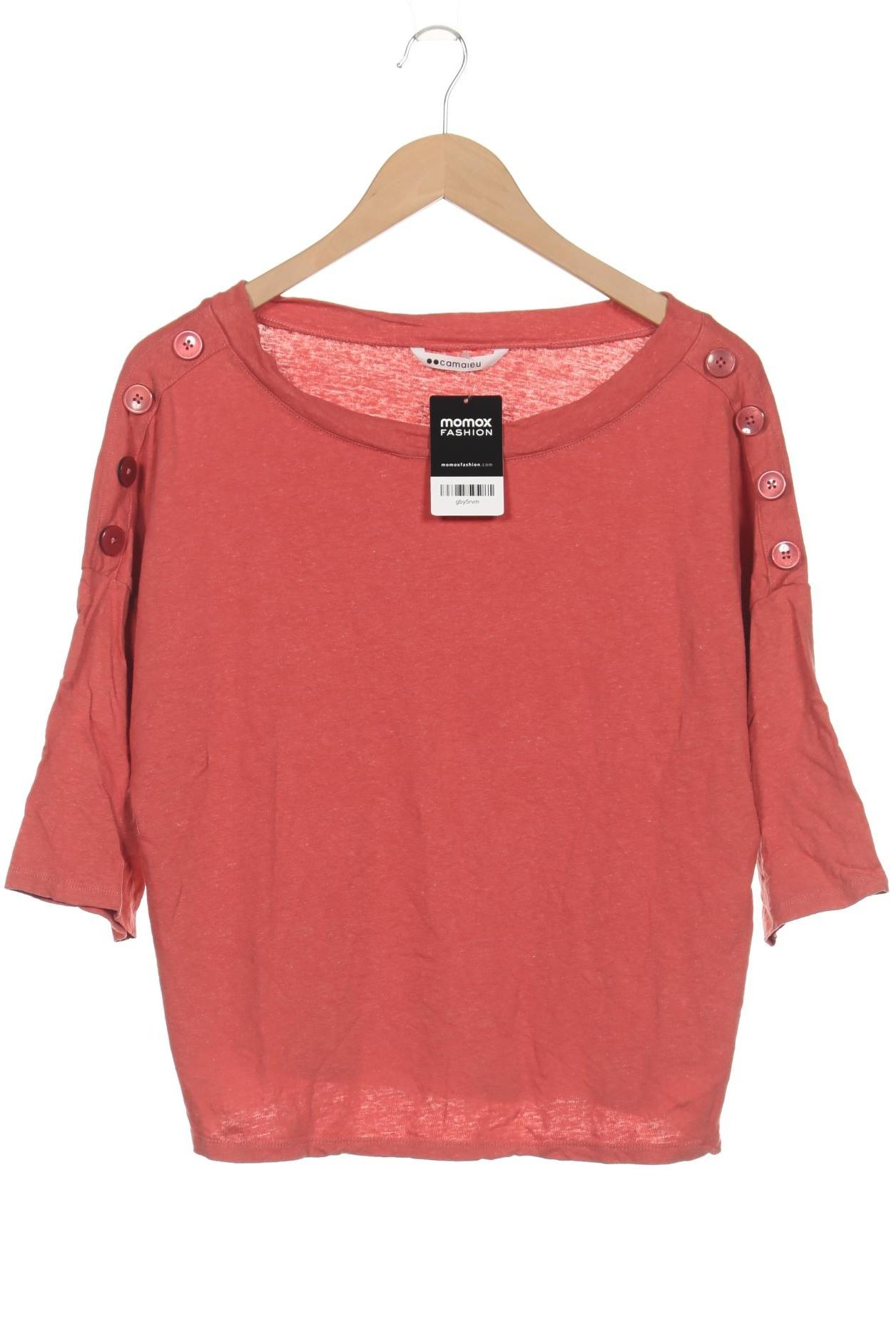 

camaieu Damen T-Shirt, rot, Gr. 42