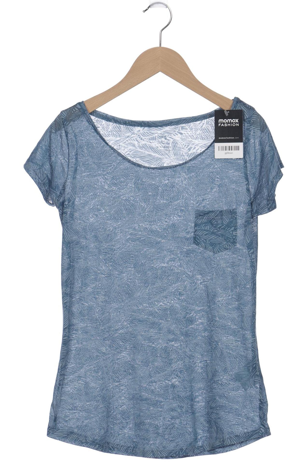 

camaieu Damen T-Shirt, blau, Gr. 36