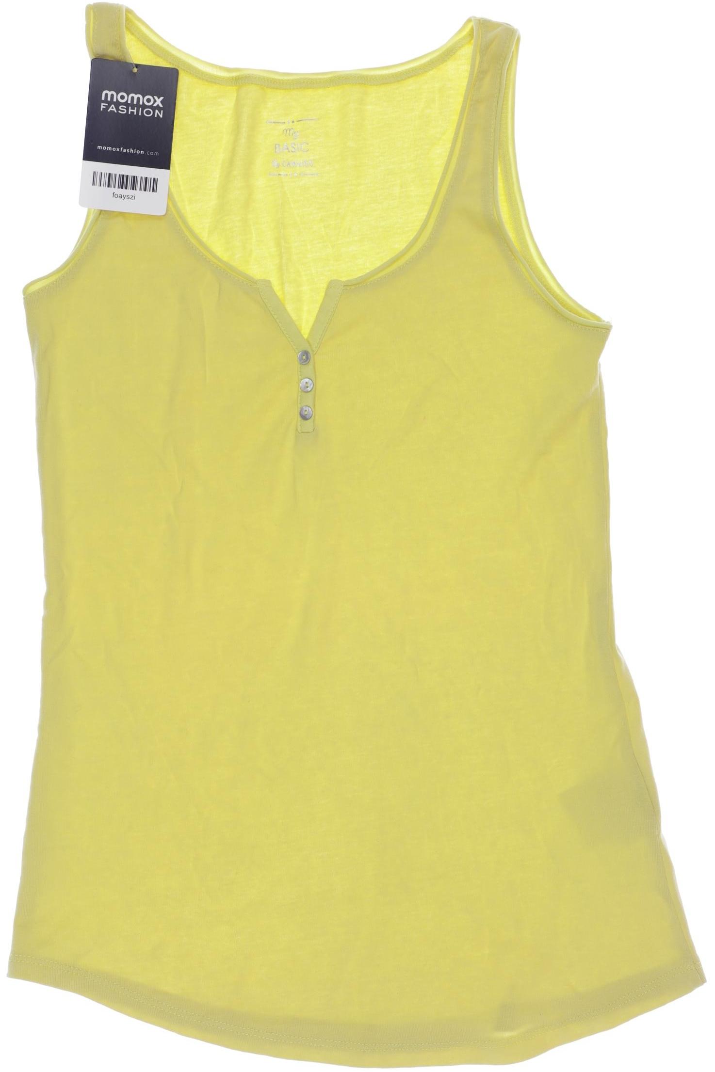 

camaieu Damen Top, gelb, Gr. 36