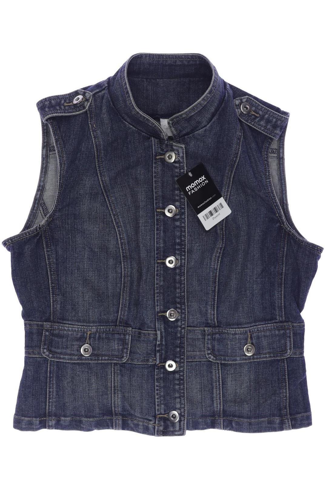 

camaieu Damen Weste, blau, Gr. 40