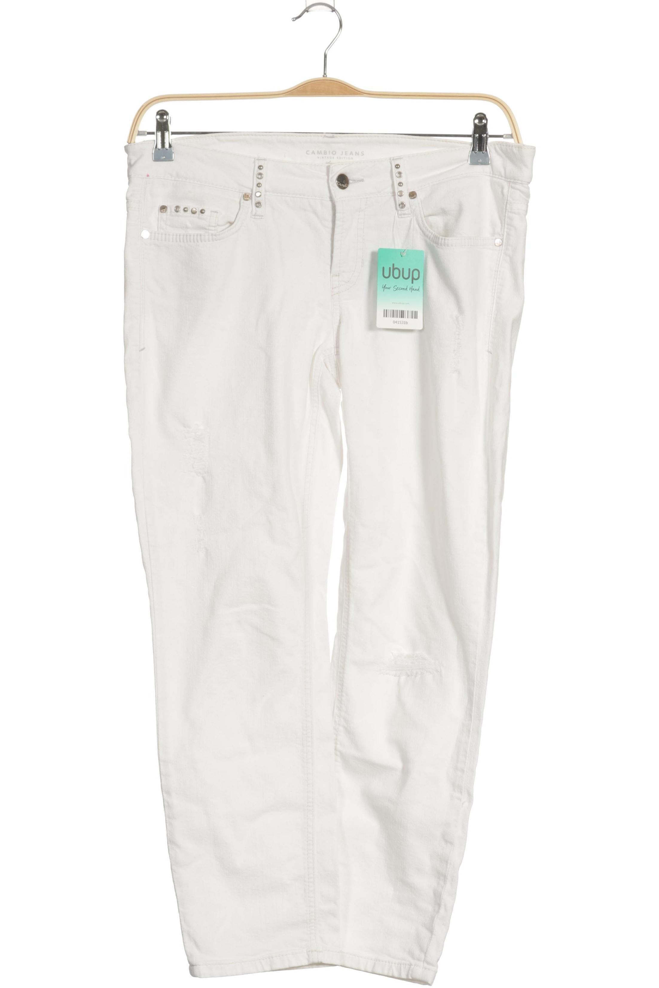 

Cambio Damen Jeans, weiß, Gr. 38