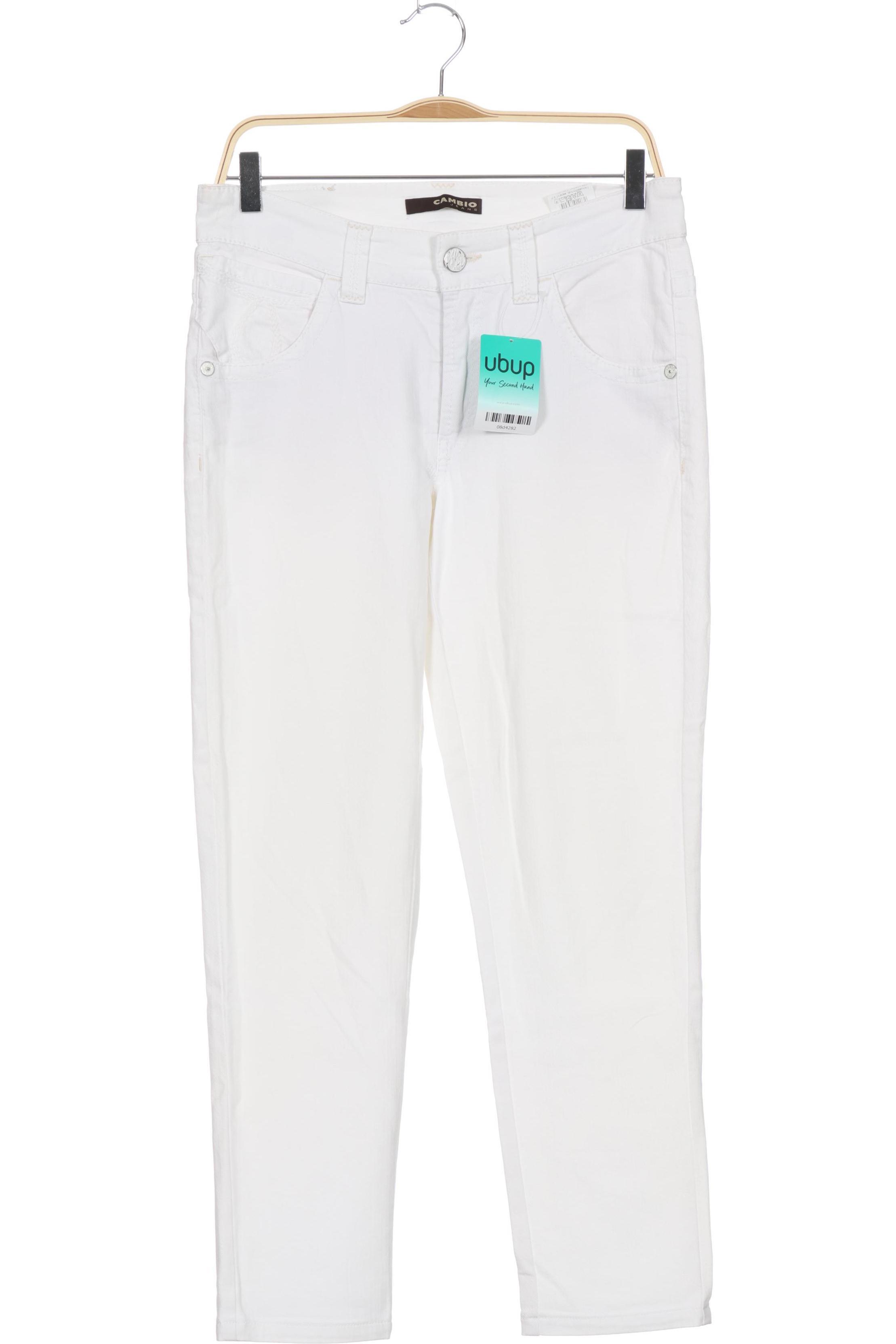 

Cambio Damen Jeans, weiß, Gr. 40