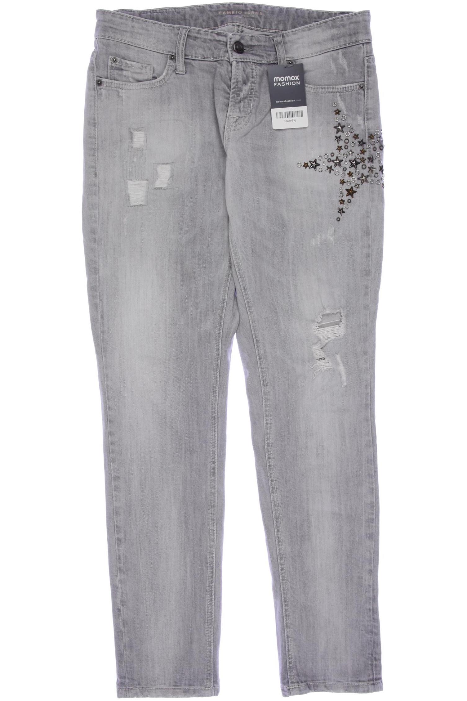 

Cambio Damen Jeans, grau, Gr. 30