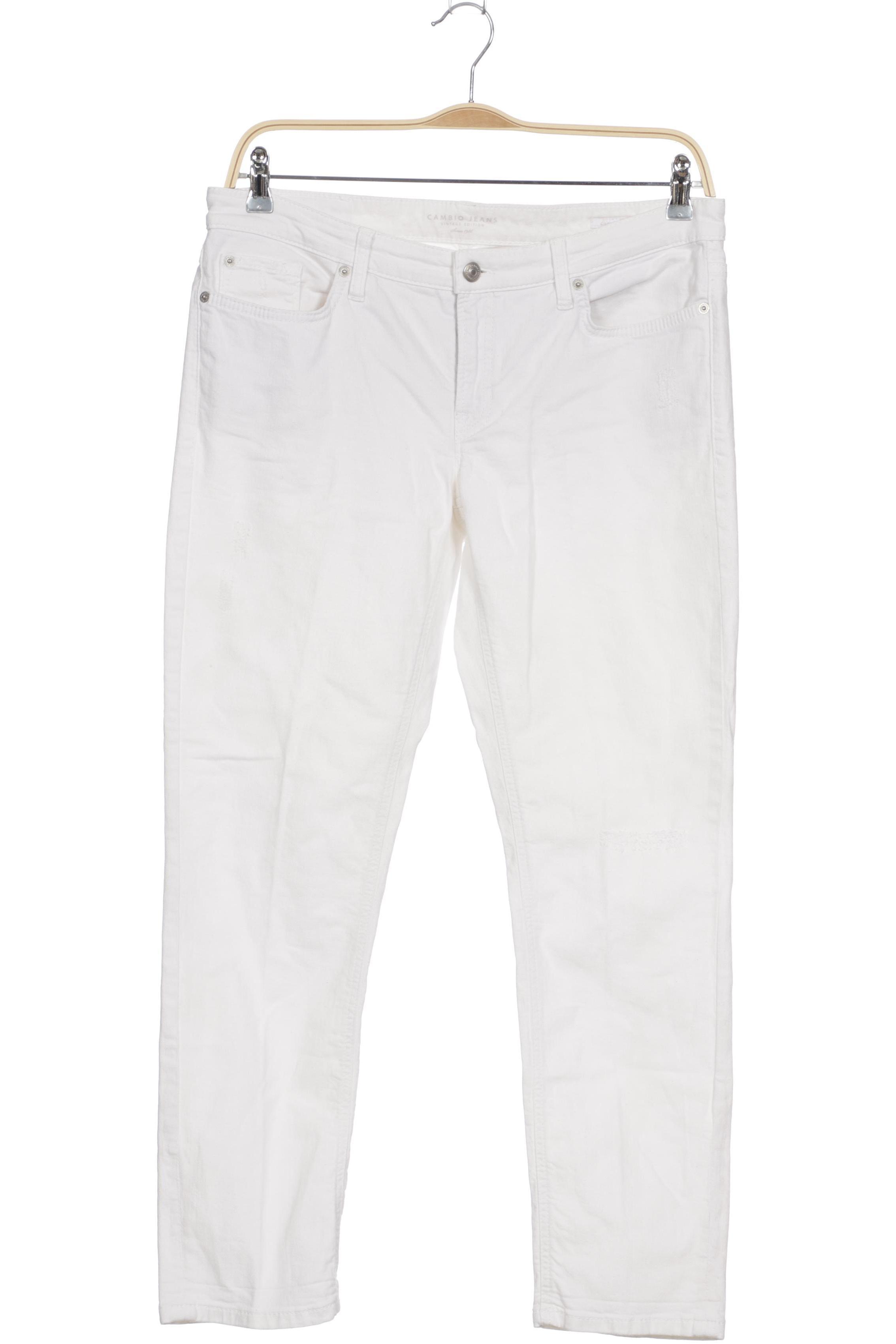 

Cambio Damen Jeans, weiß, Gr. 42