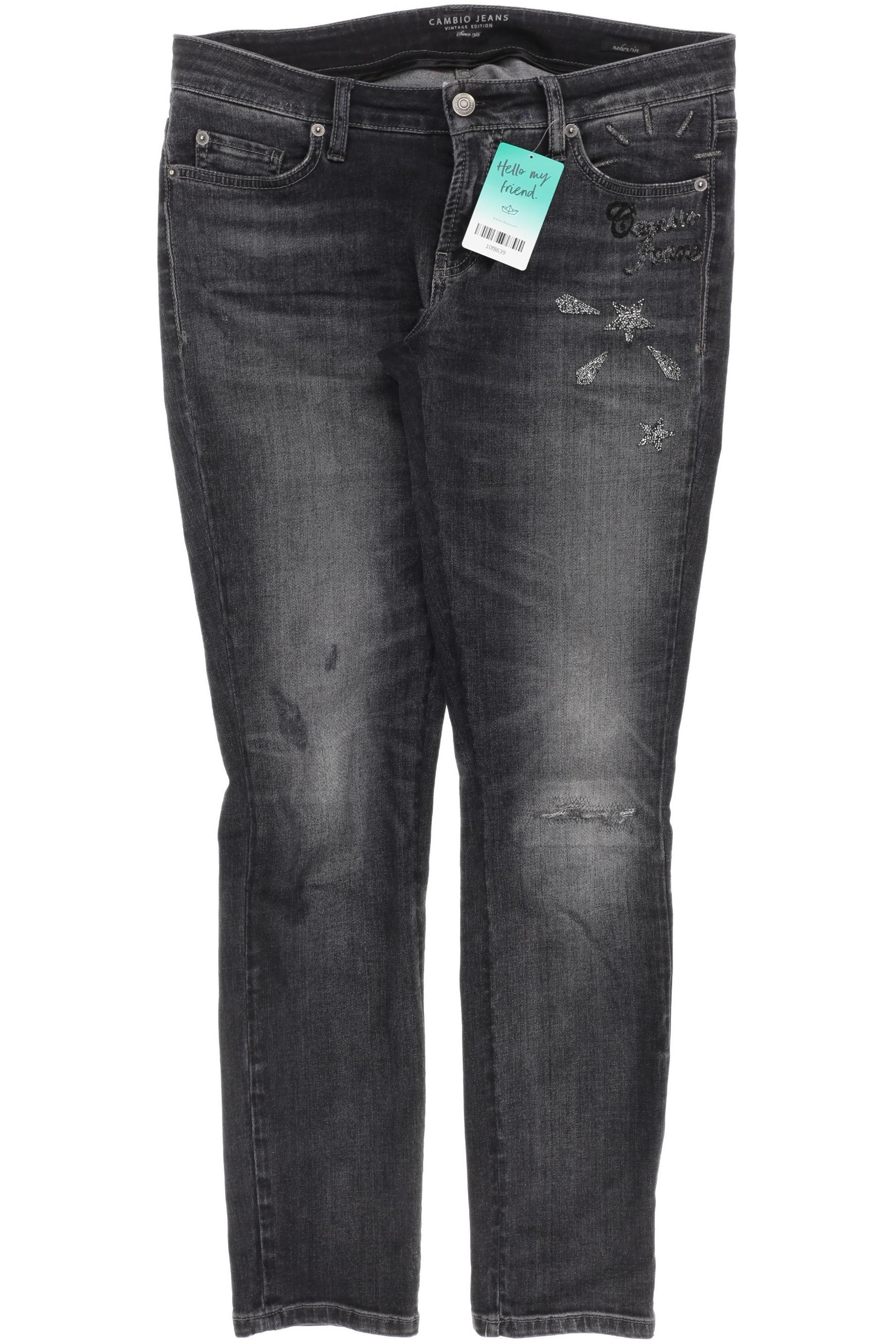 

Cambio Damen Jeans, grau, Gr. 40