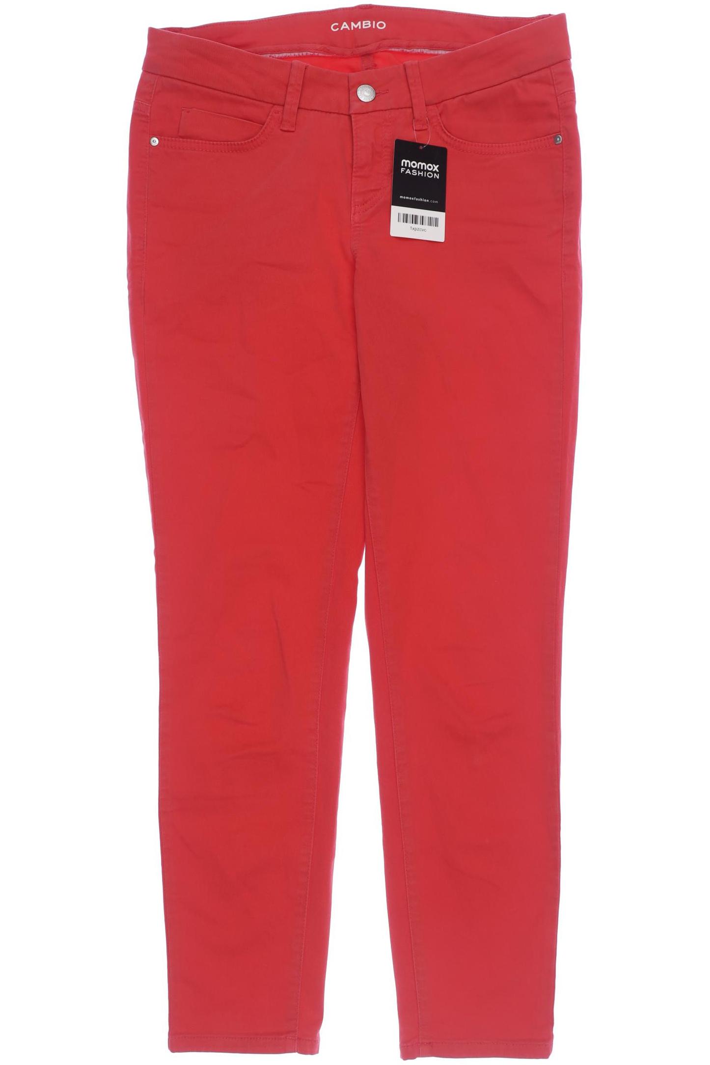 

Cambio Damen Jeans, rot, Gr. 34