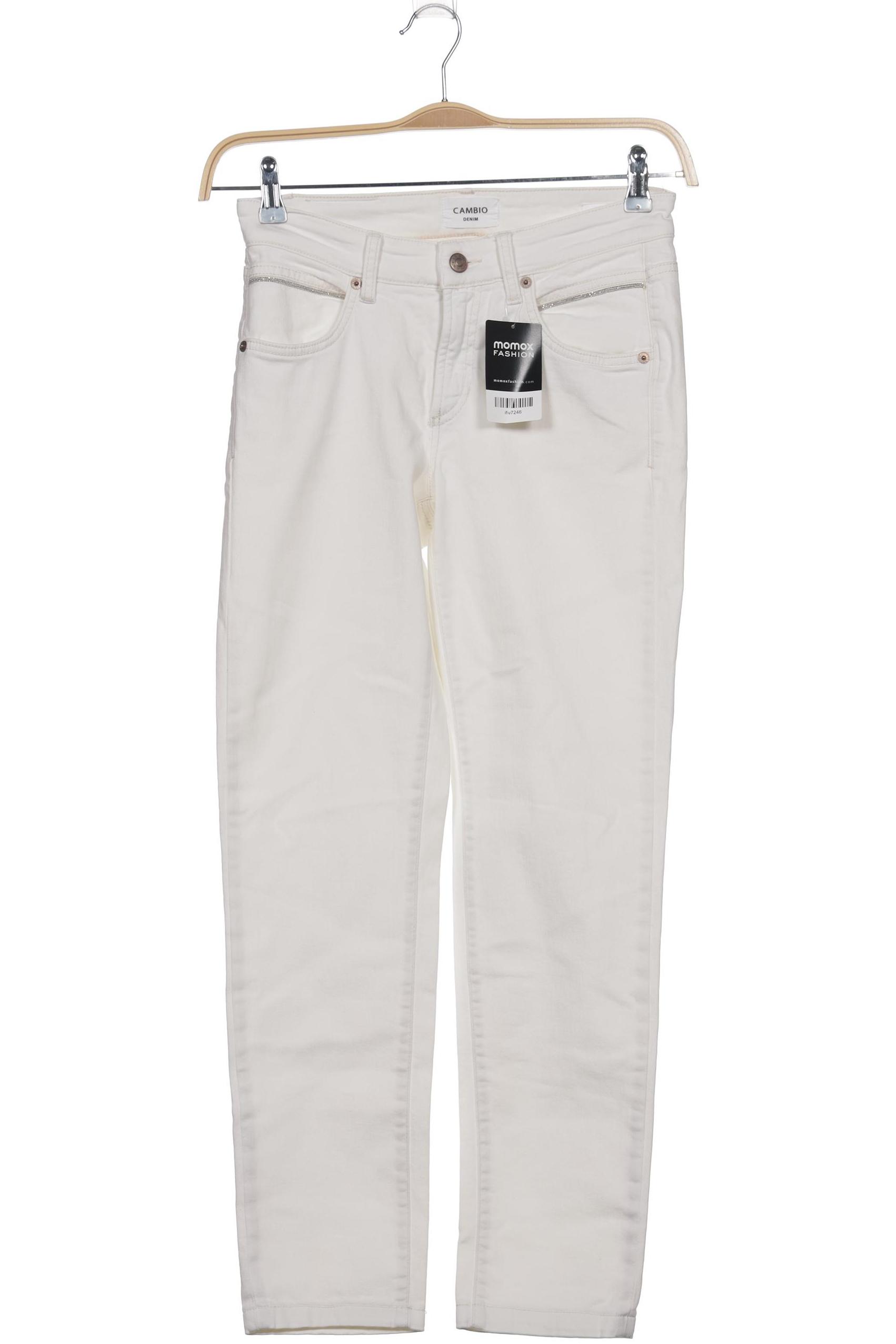 

Cambio Damen Jeans, cremeweiß, Gr. 26