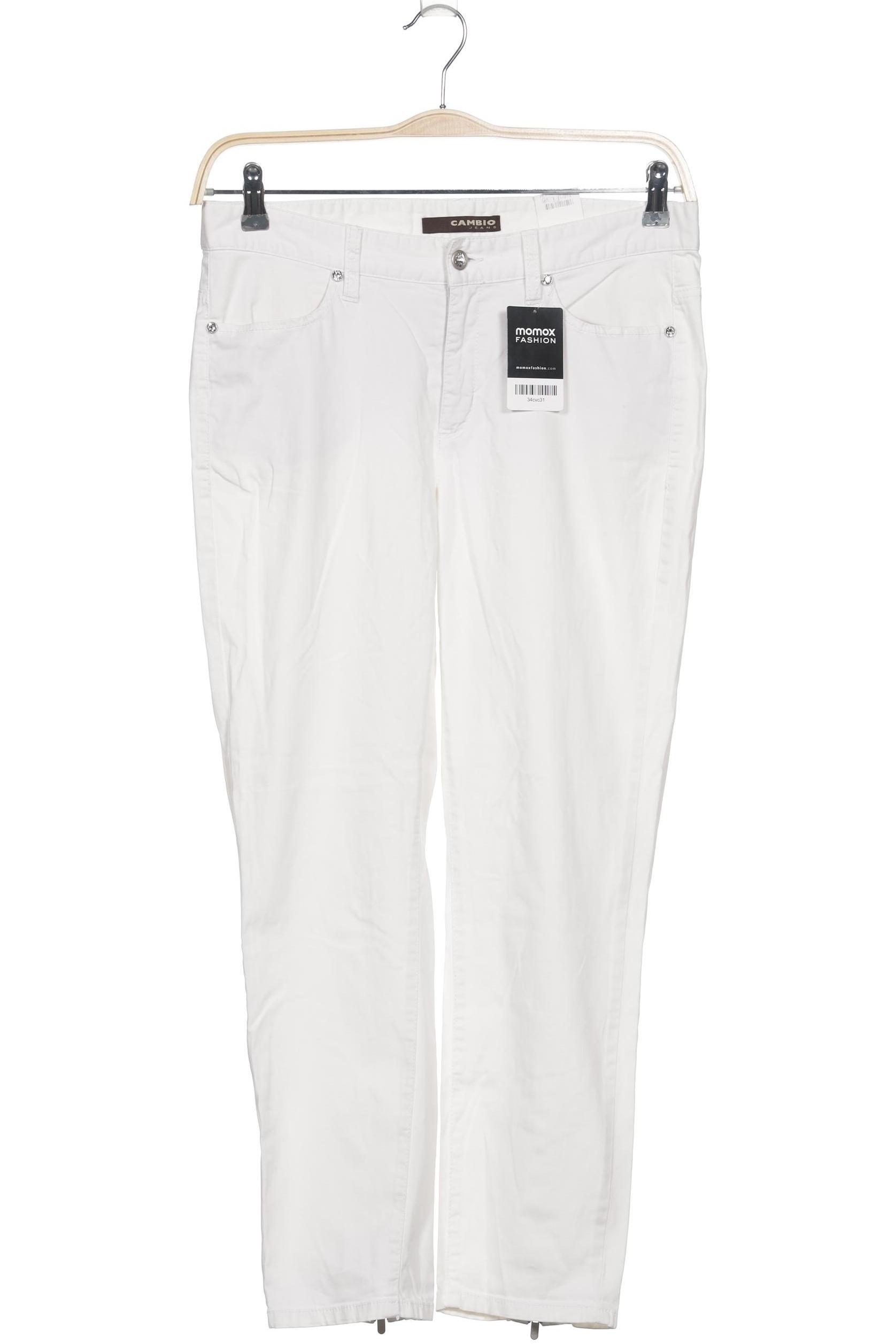 

Cambio Damen Jeans, weiß, Gr. 40