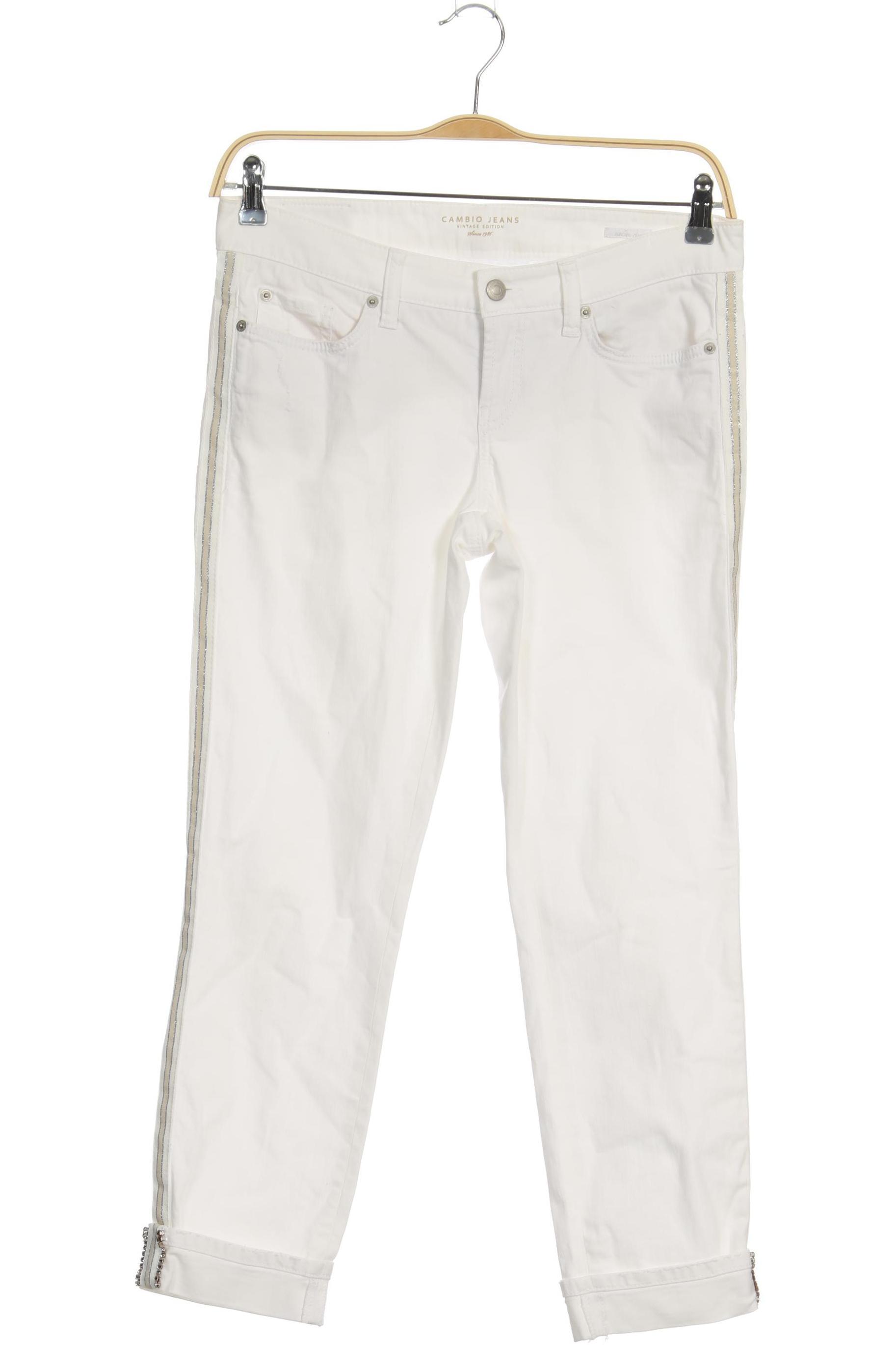 

Cambio Damen Jeans, weiß, Gr. 38