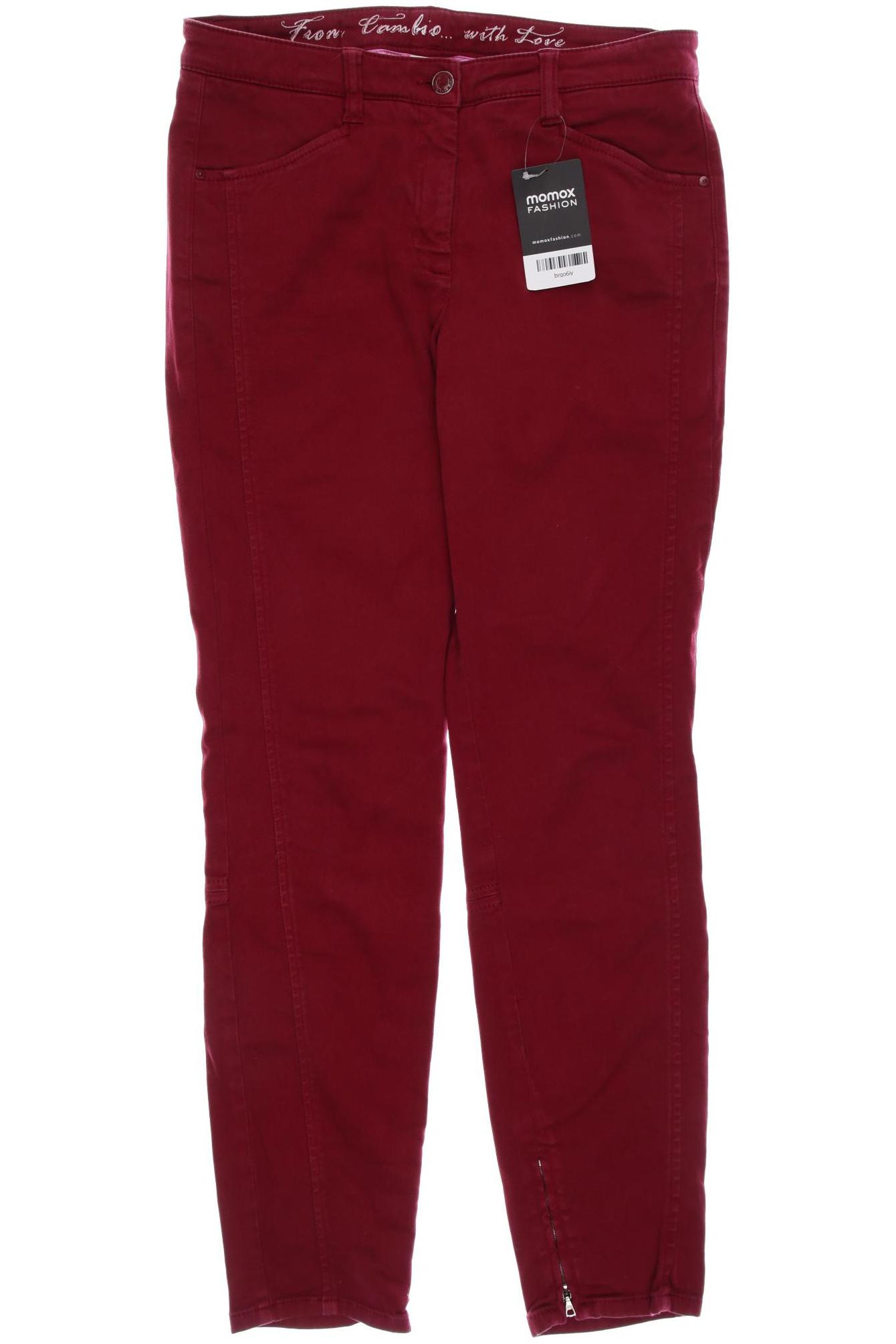 

Cambio Damen Jeans, rot, Gr. 36