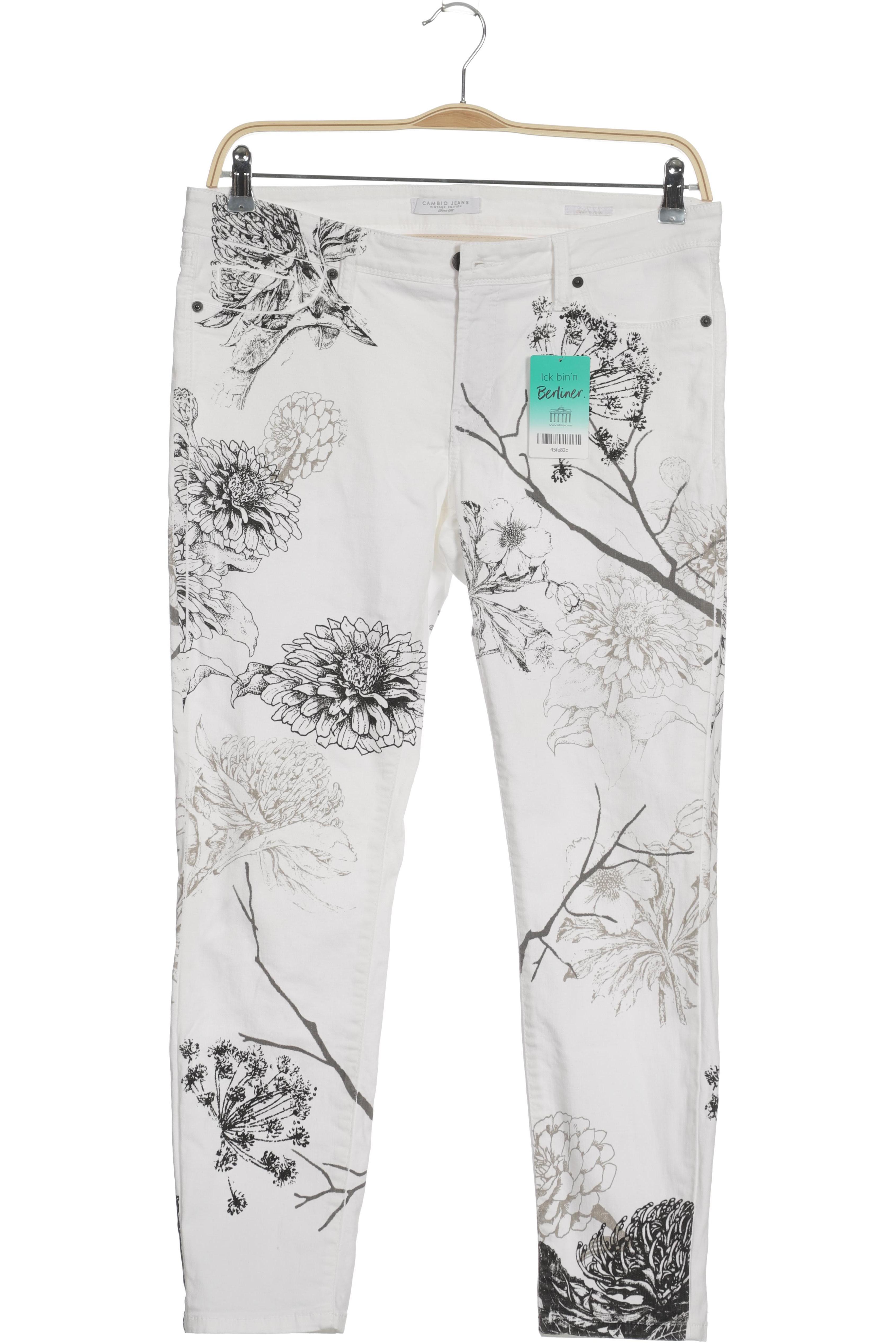 

Cambio Damen Jeans, weiß, Gr. 44