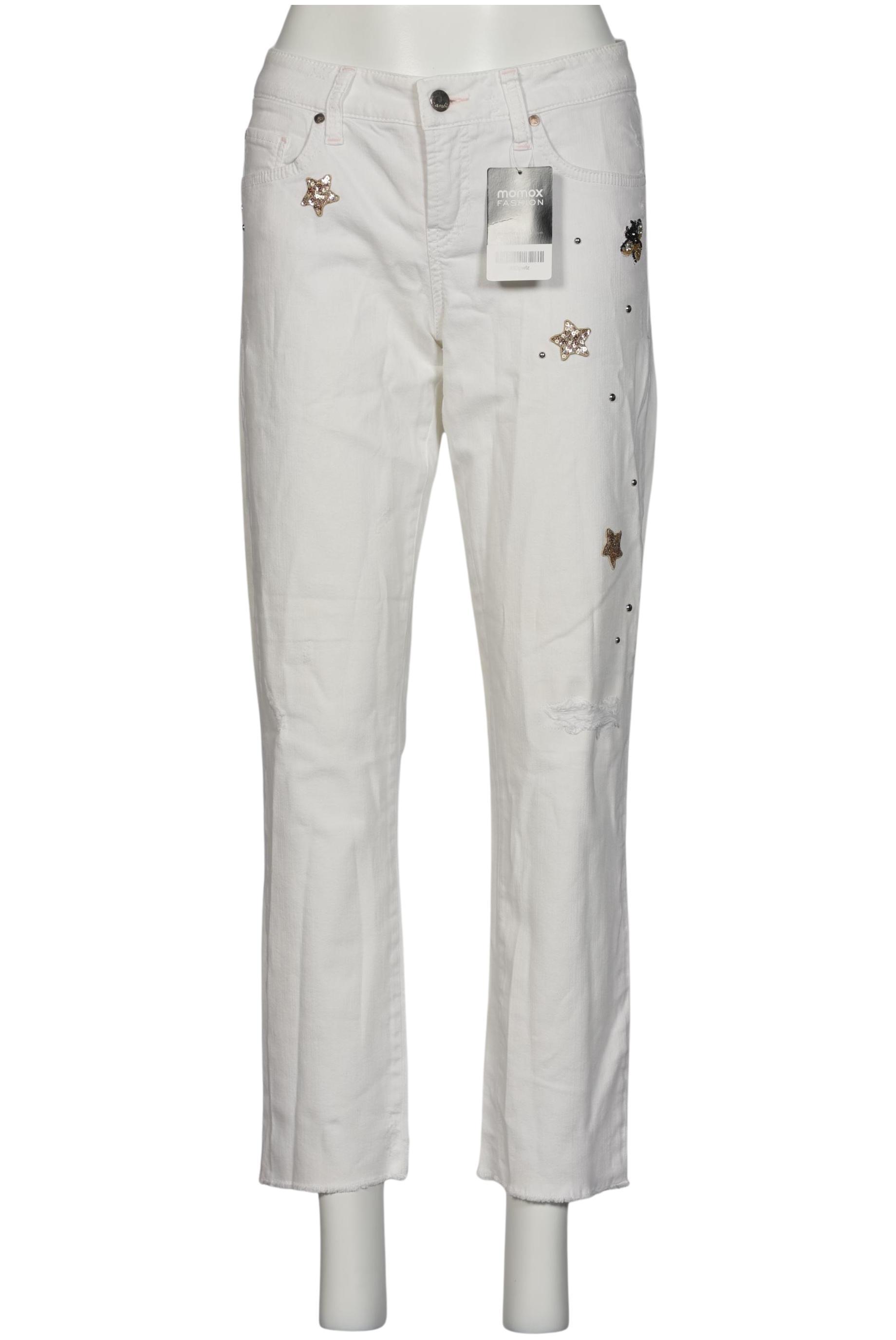 

Cambio Damen Jeans, weiß, Gr. 38