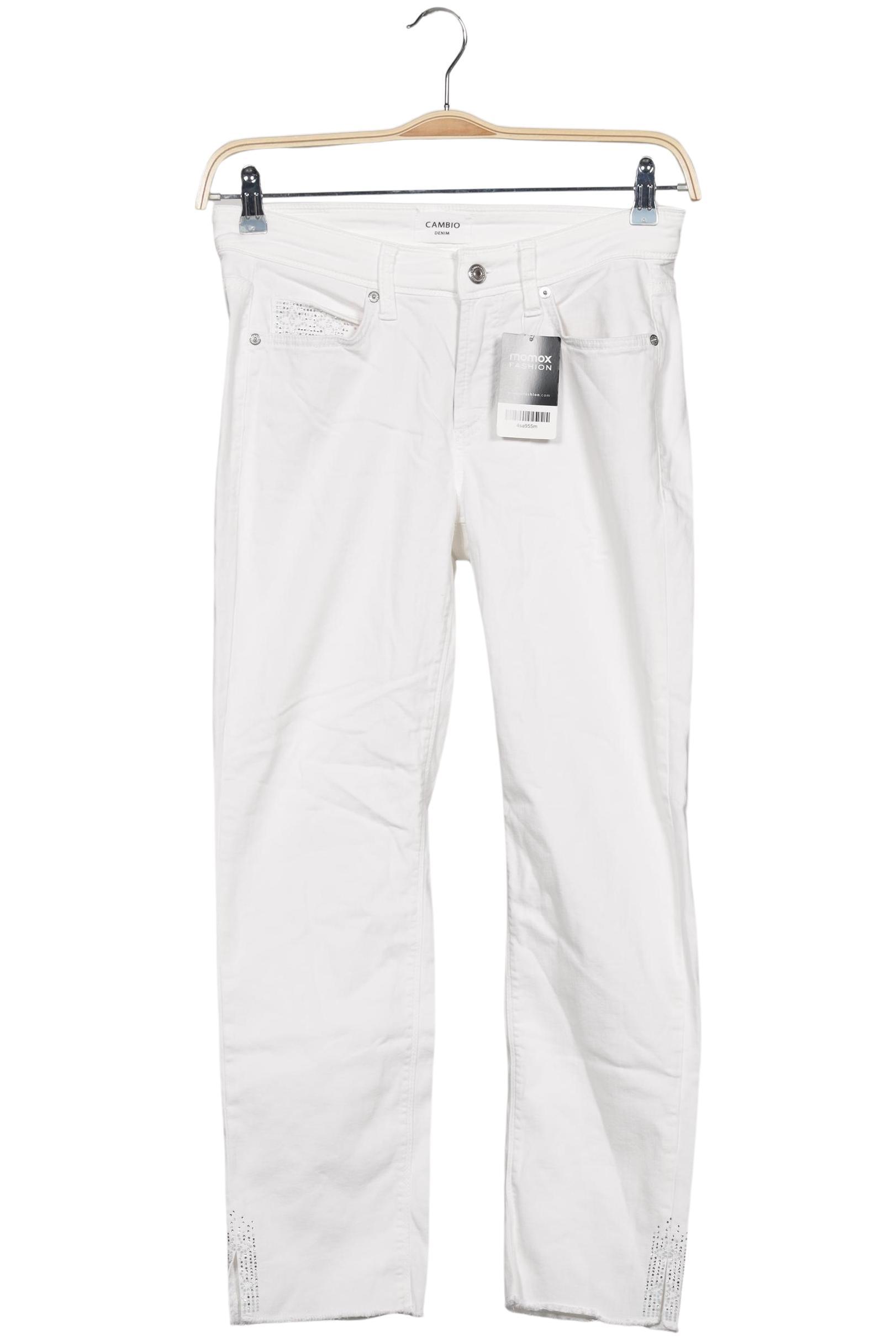 

Cambio Damen Jeans, weiß, Gr. 38