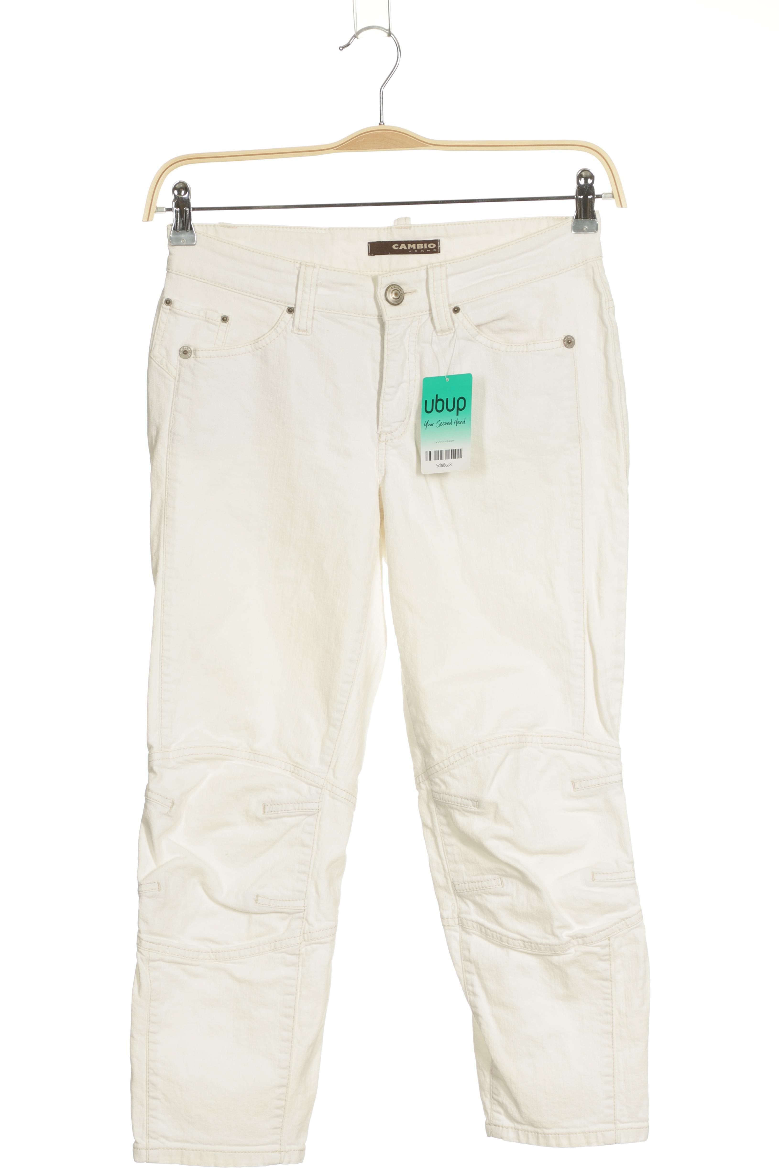 

Cambio Damen Jeans, weiß, Gr. 36