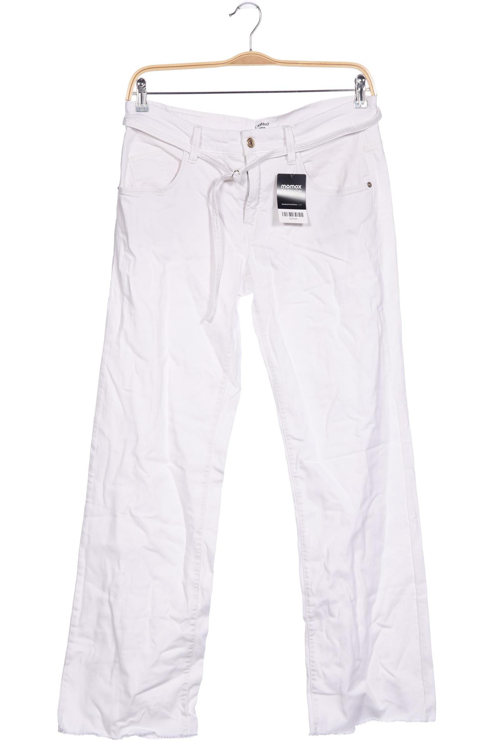 

Cambio Damen Jeans, weiß, Gr. 33