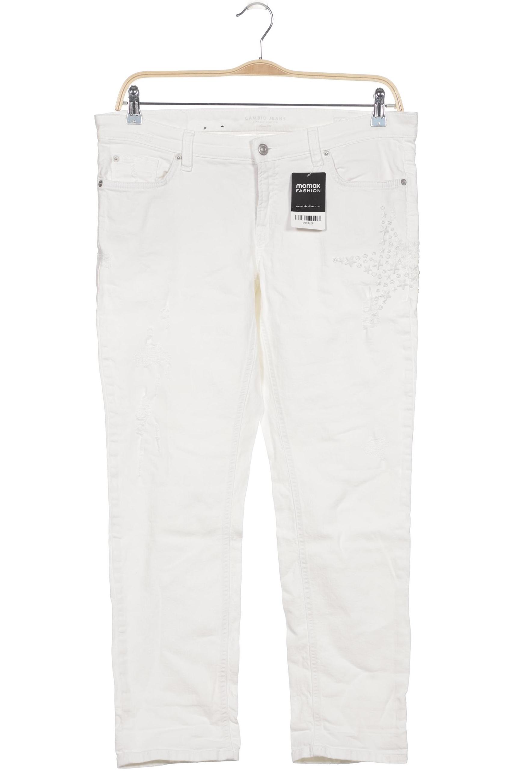 

Cambio Damen Jeans, weiß, Gr. 40