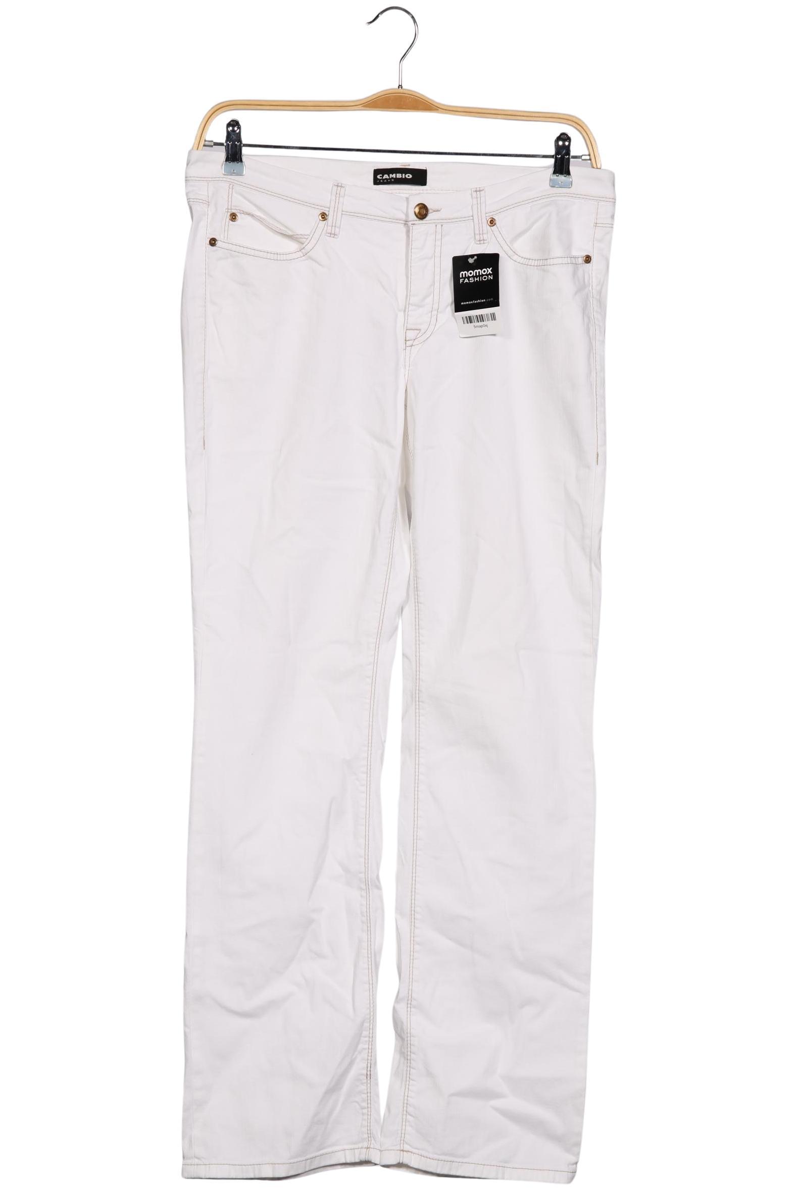 

Cambio Damen Jeans, weiß, Gr. 34