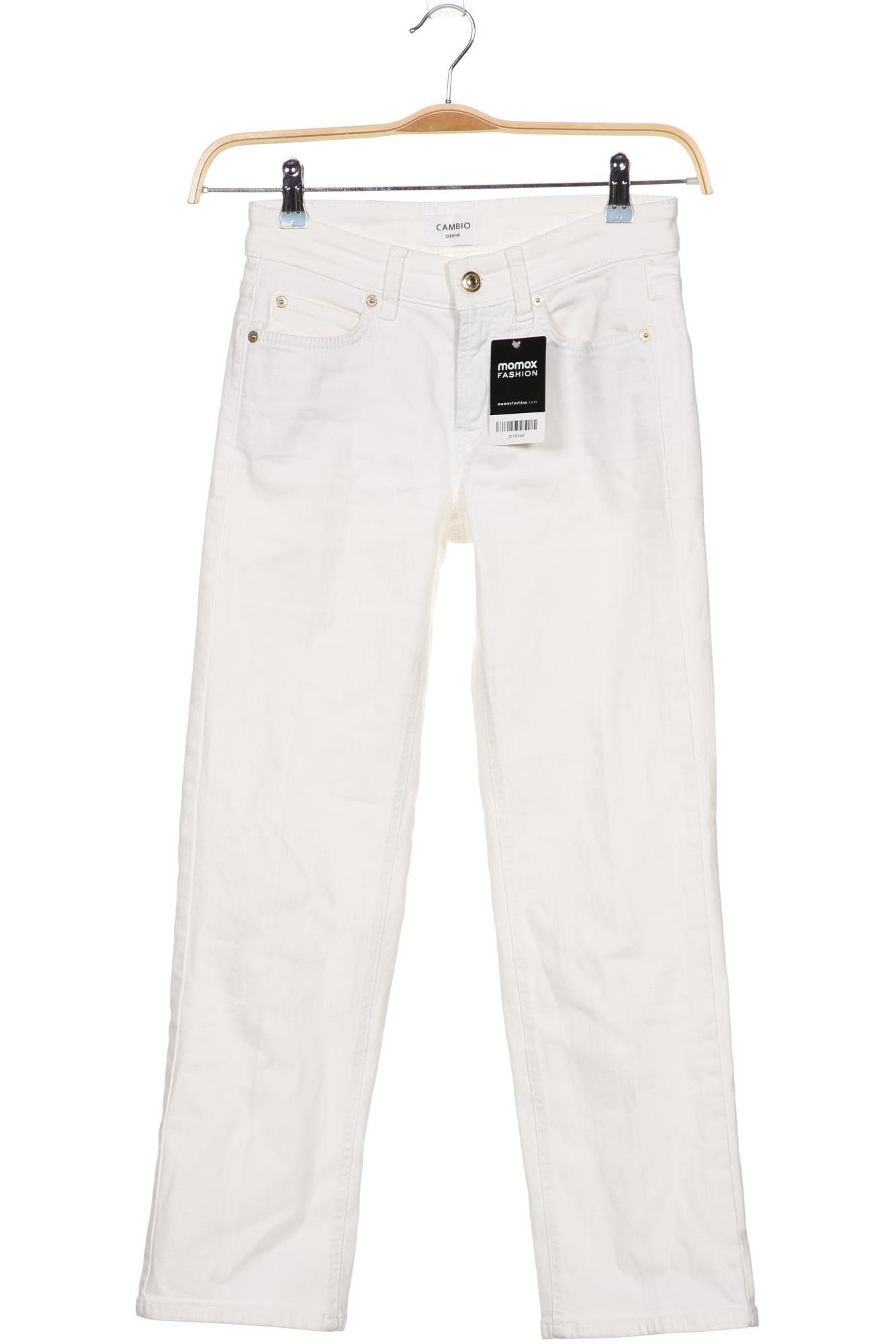 

Cambio Damen Jeans, weiß, Gr. 27