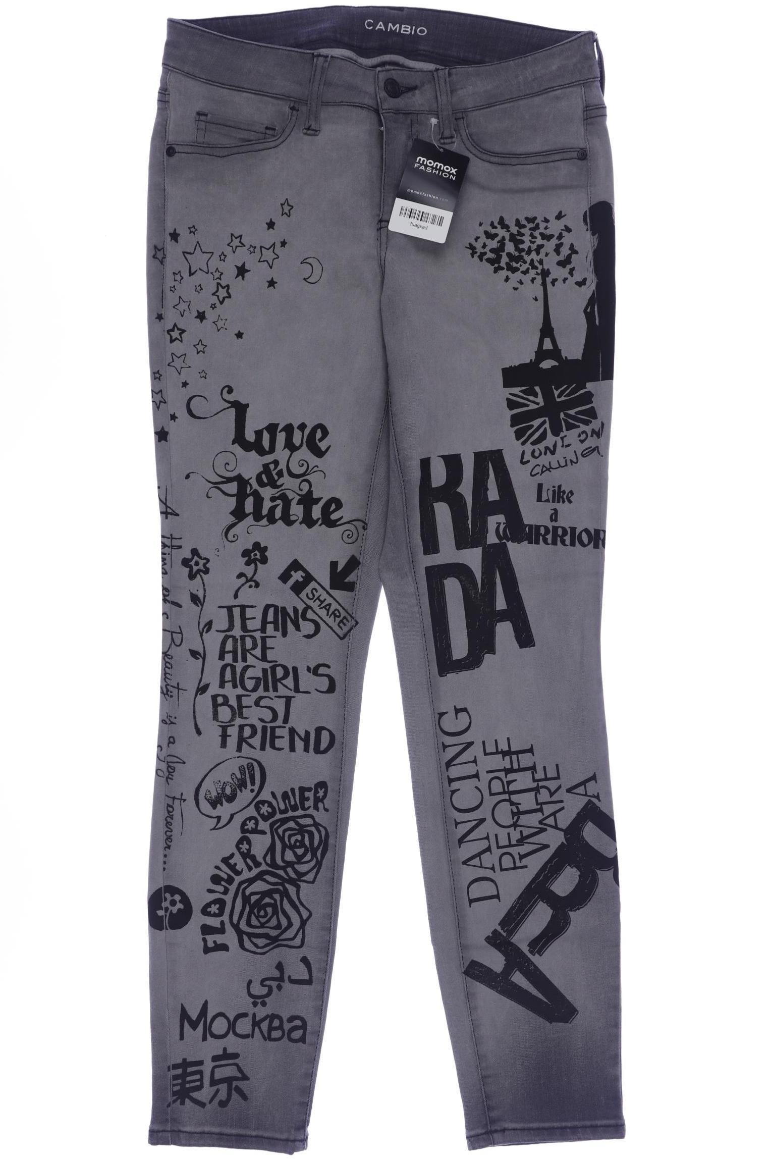 

Cambio Damen Jeans, grau, Gr. 36