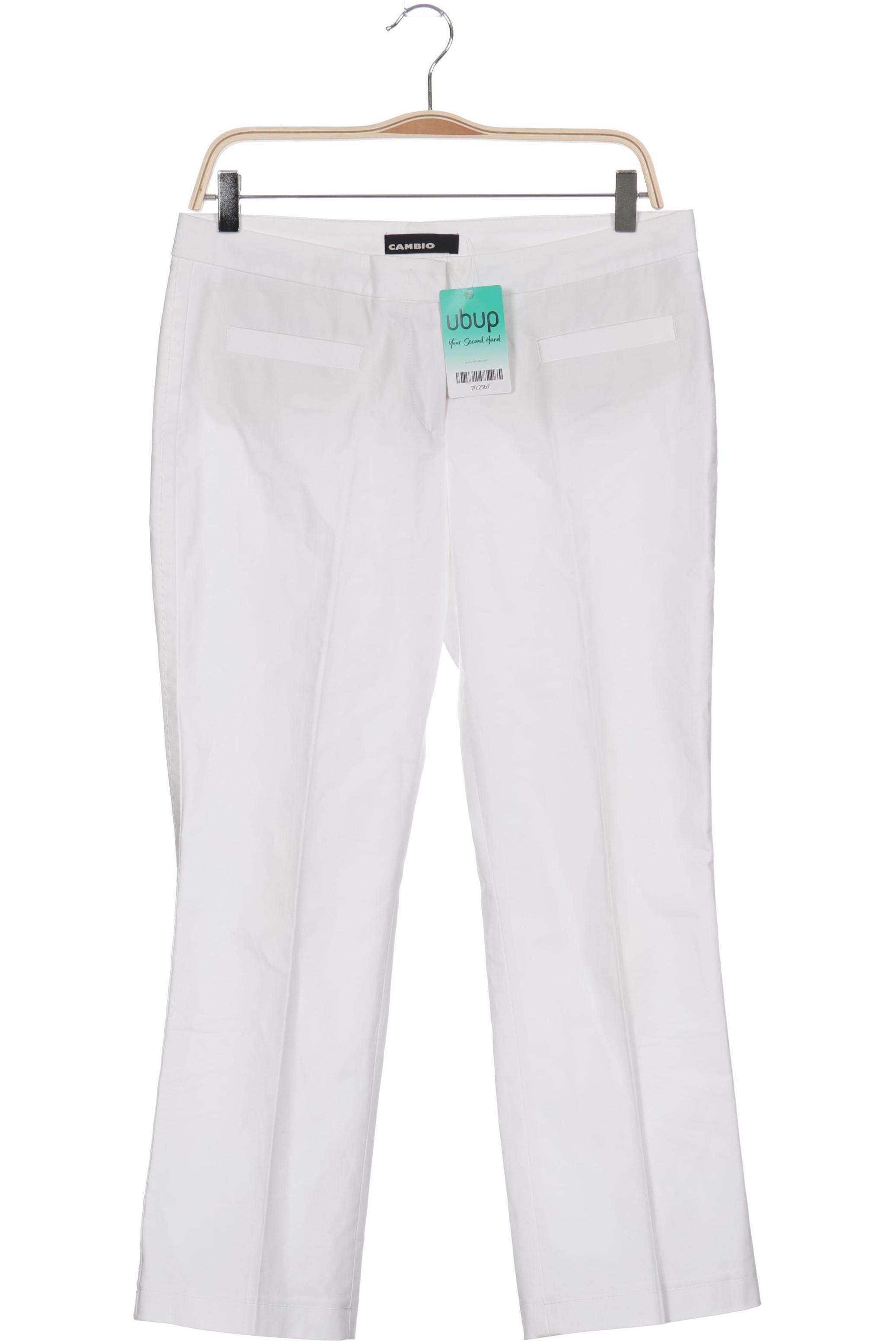 

Cambio Damen Stoffhose, weiß, Gr. 38