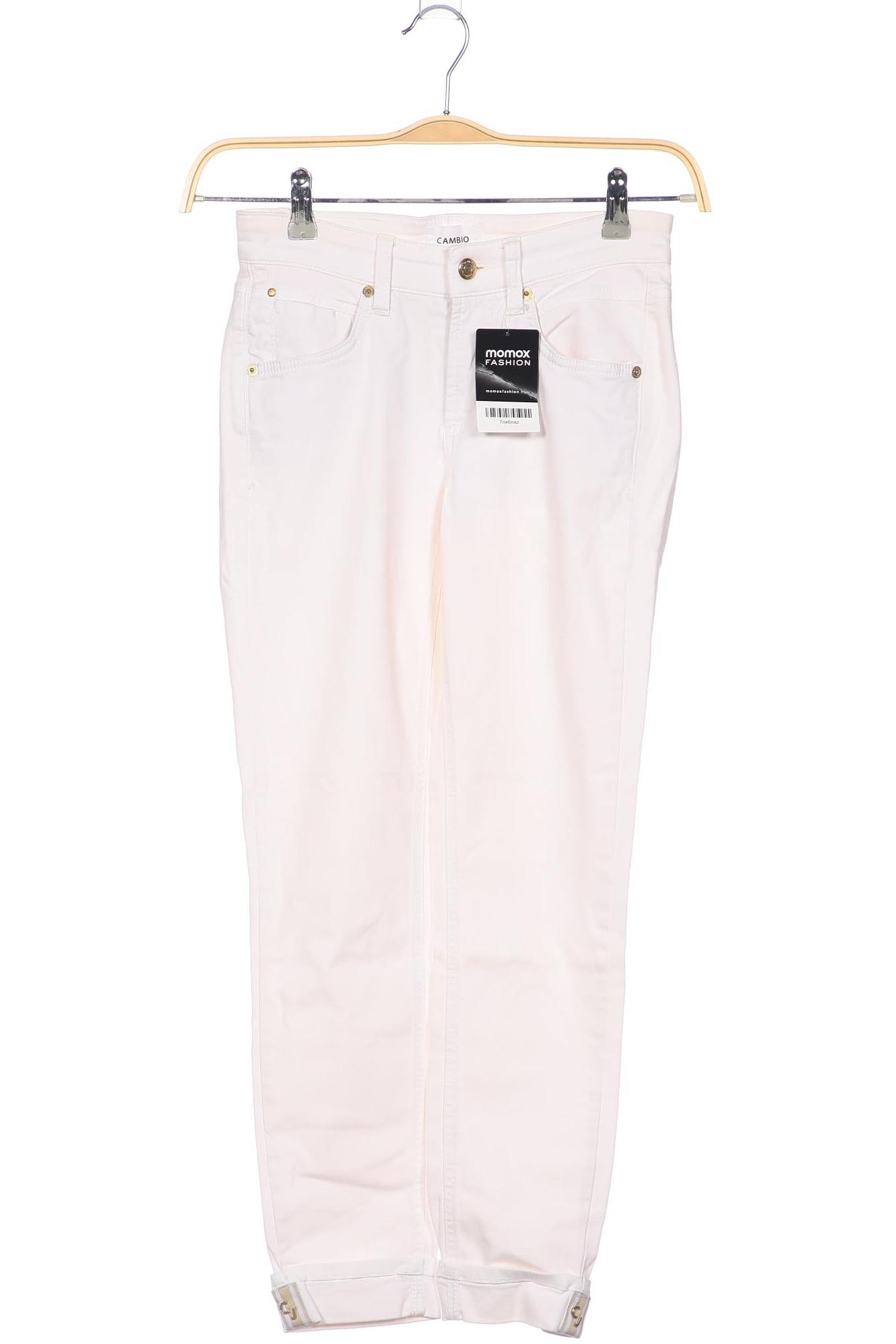 

Cambio Damen Jeans, weiß, Gr. 25
