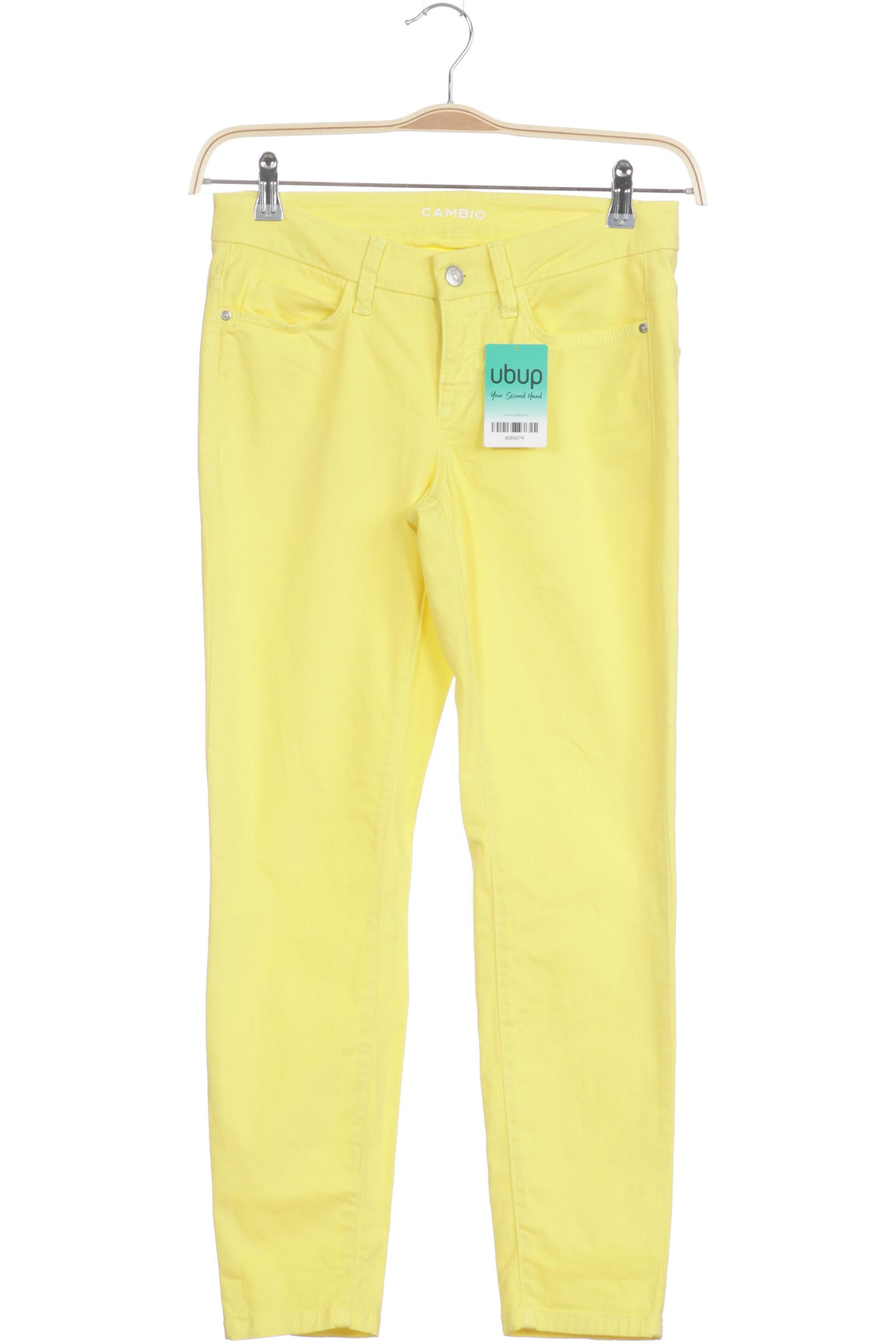 

Cambio Damen Jeans, gelb, Gr. 34