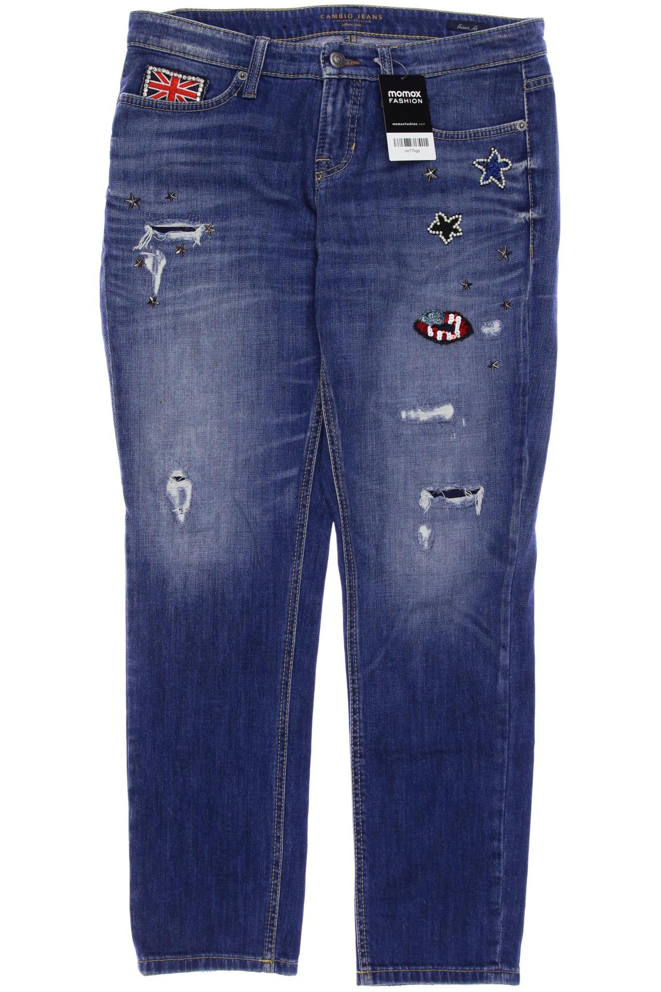 

Cambio Damen Jeans, blau, Gr. 33