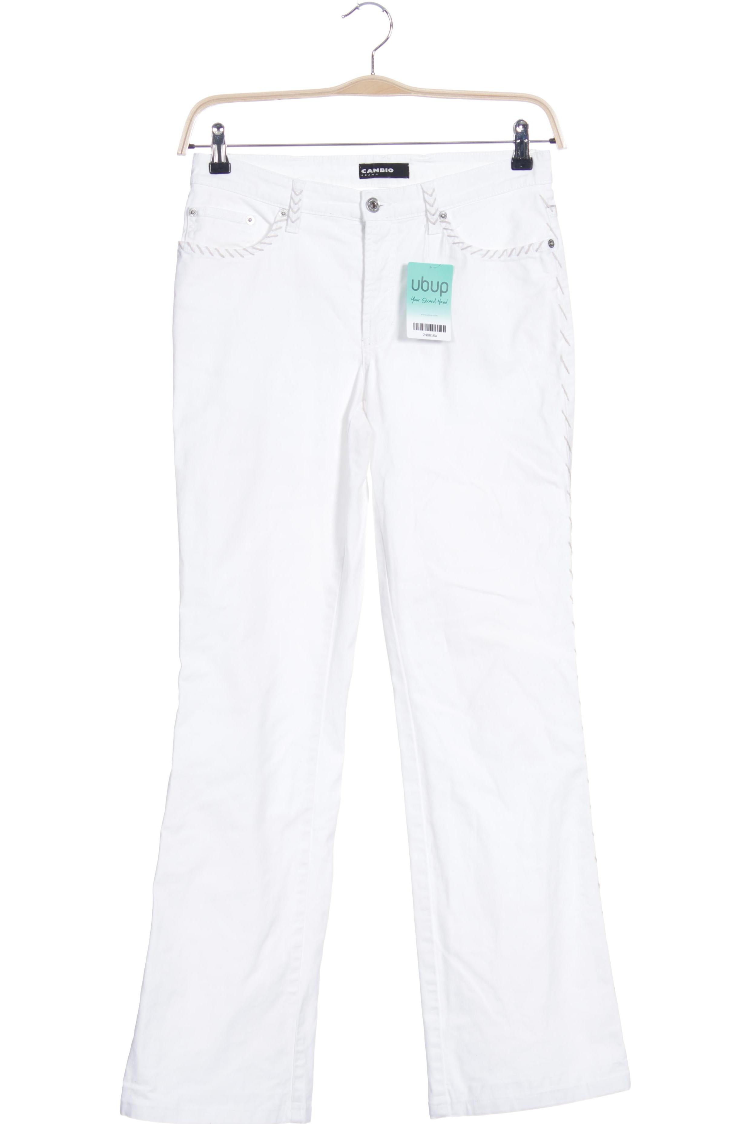 

Cambio Damen Jeans, weiß, Gr. 30