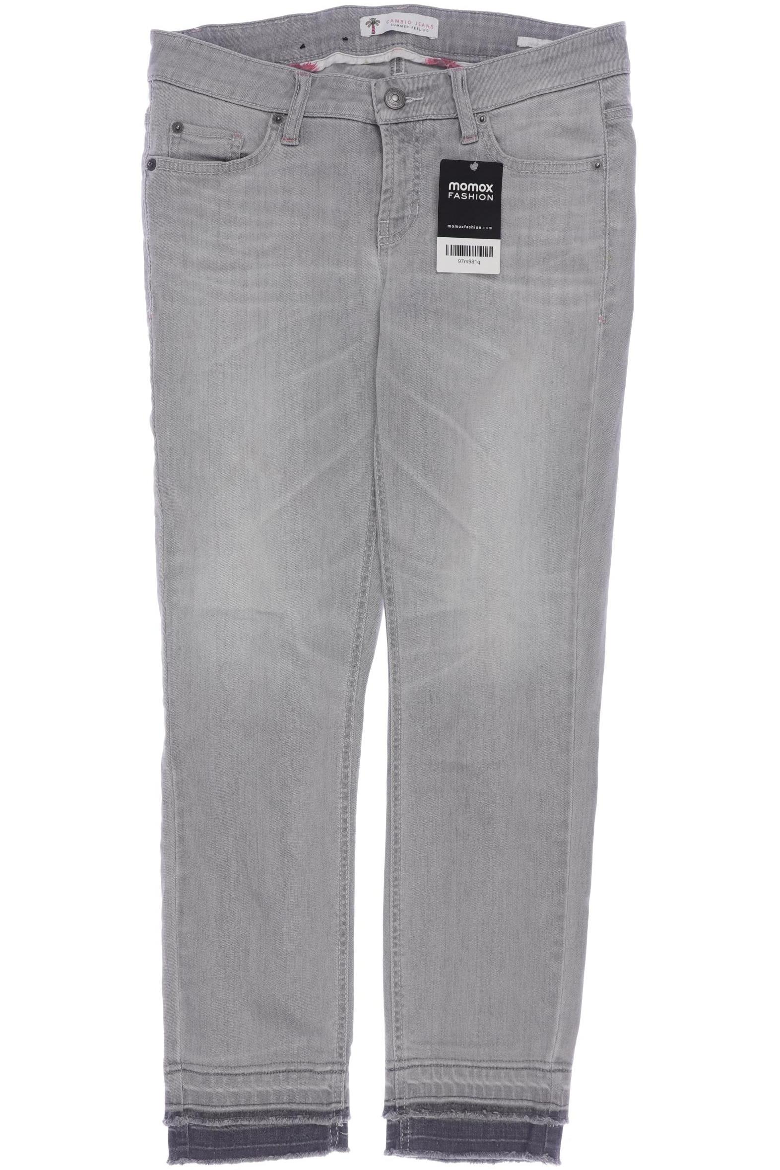 

Cambio Damen Jeans, grau, Gr. 28