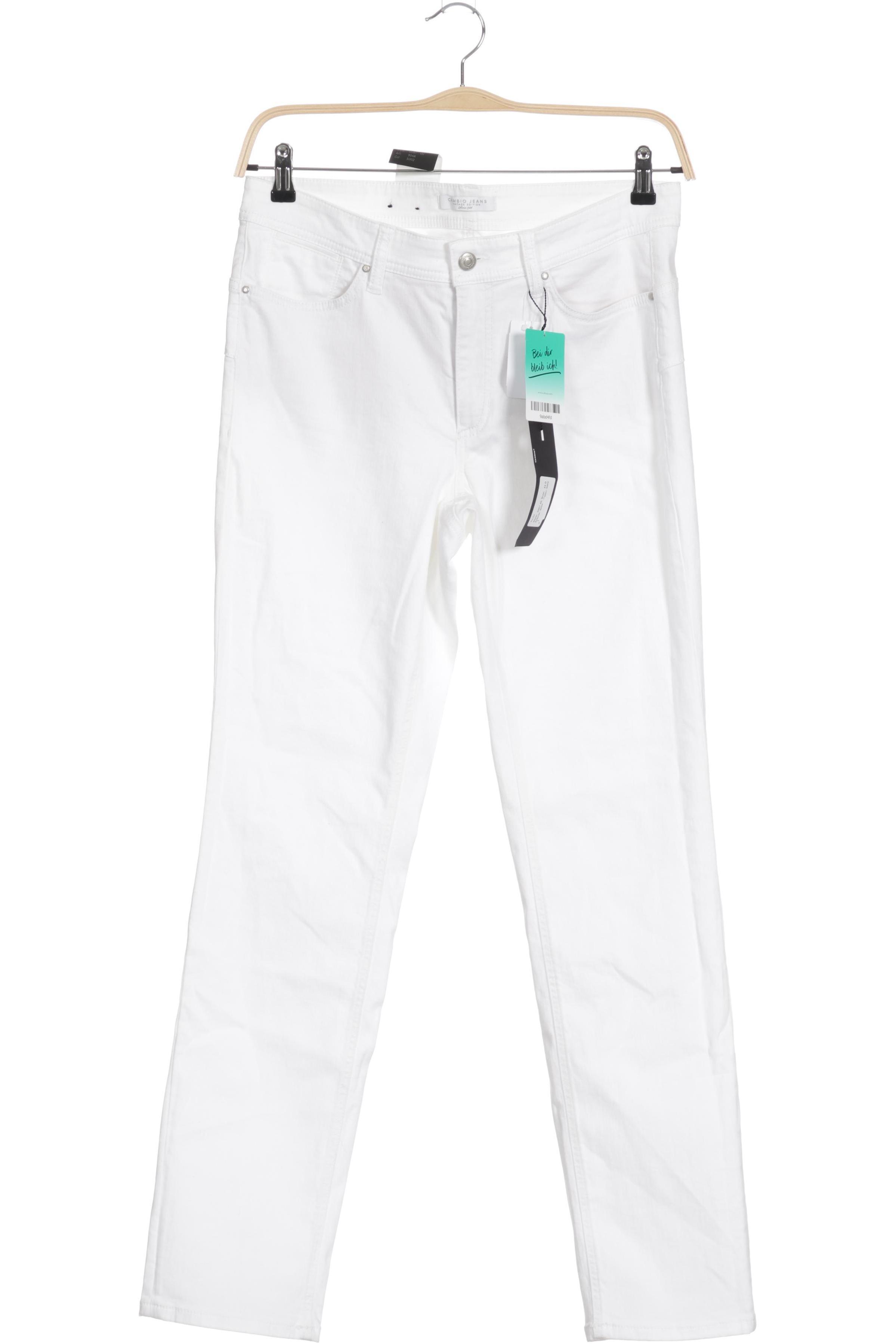 

Cambio Damen Jeans, weiß, Gr. 44